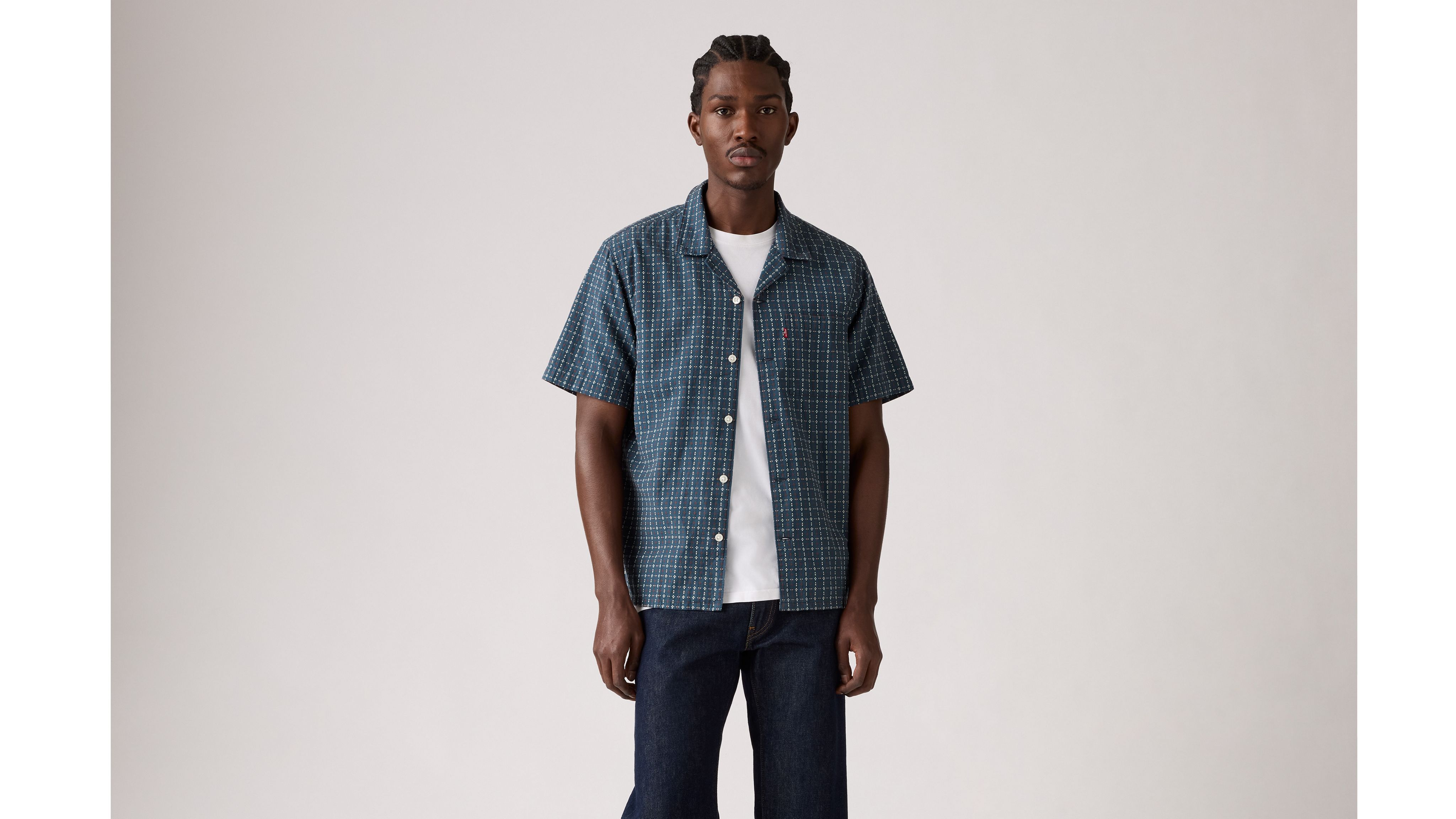 Short Sleeve Sunset Standard Camp Shirt 7