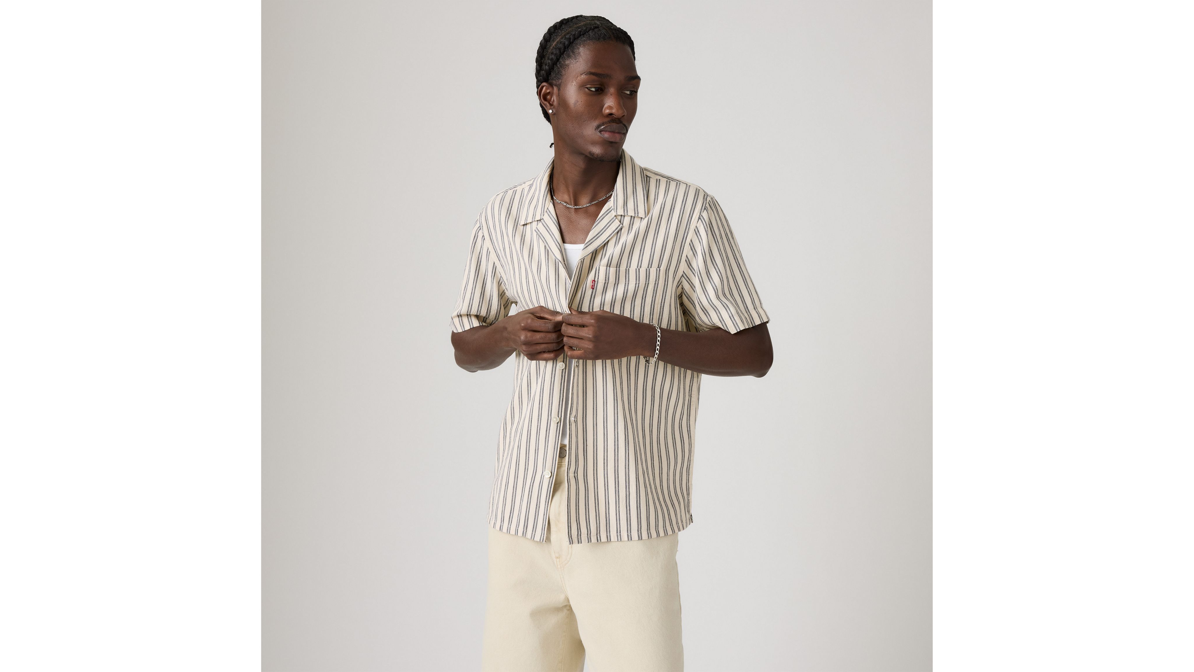 Short-Sleeve Sunset Standard Camp Shirt