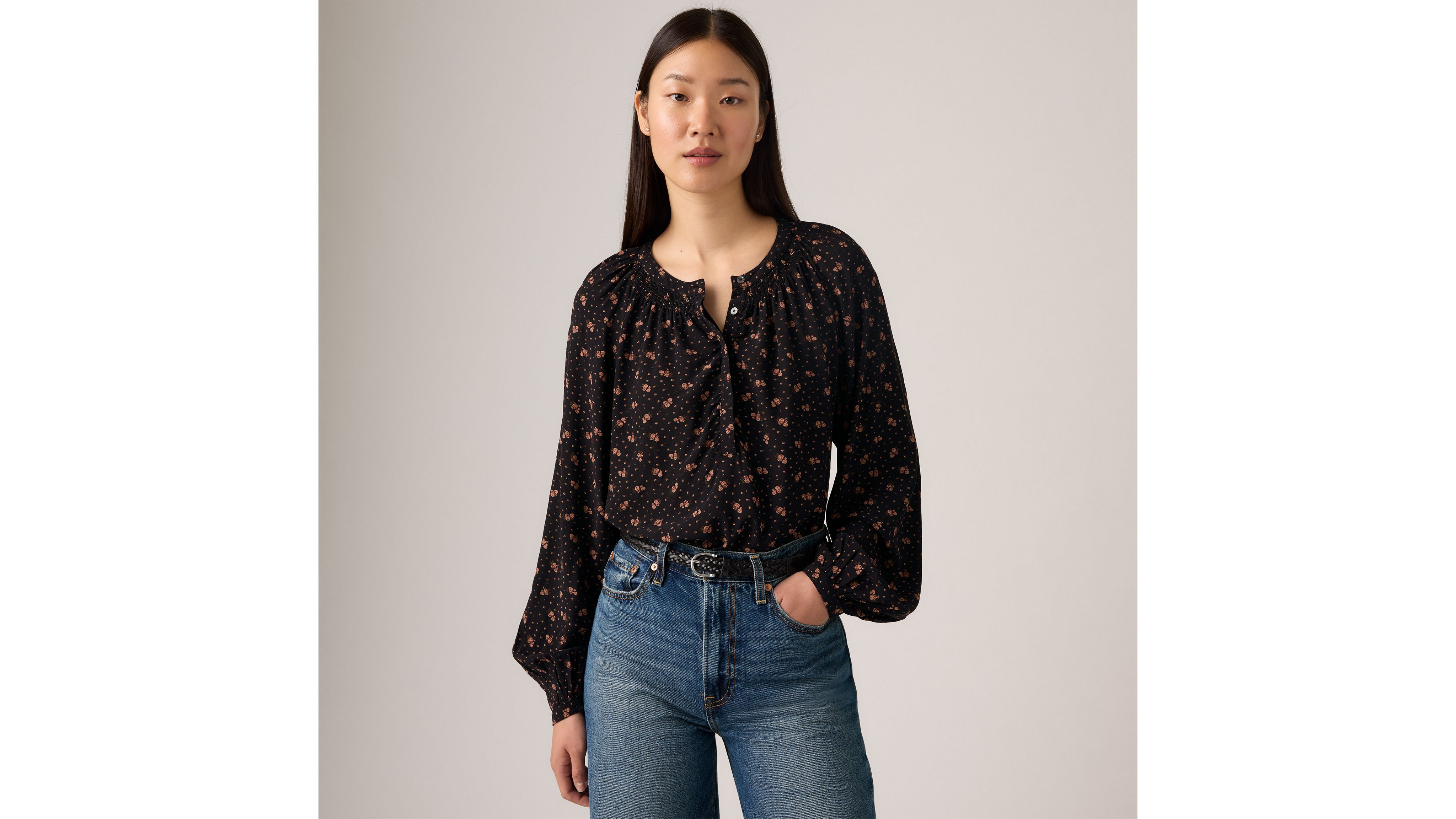 Estelle Long-Sleeve Blouse 1