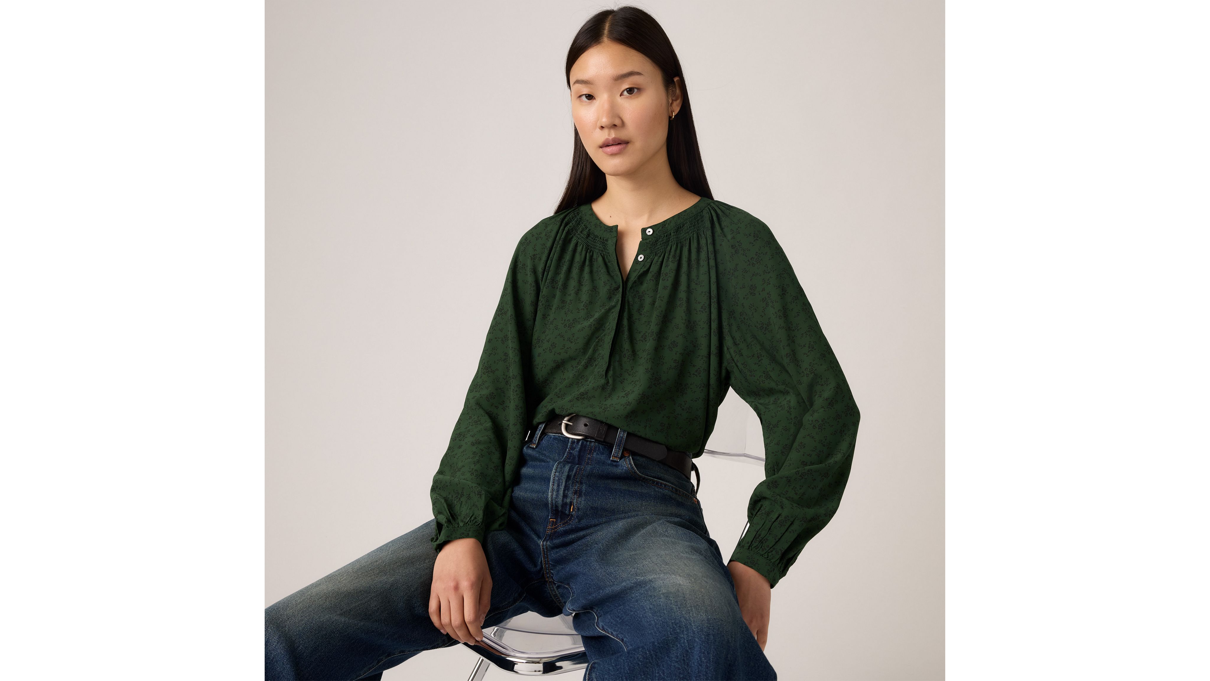 Estelle Long-Sleeve Blouse 1