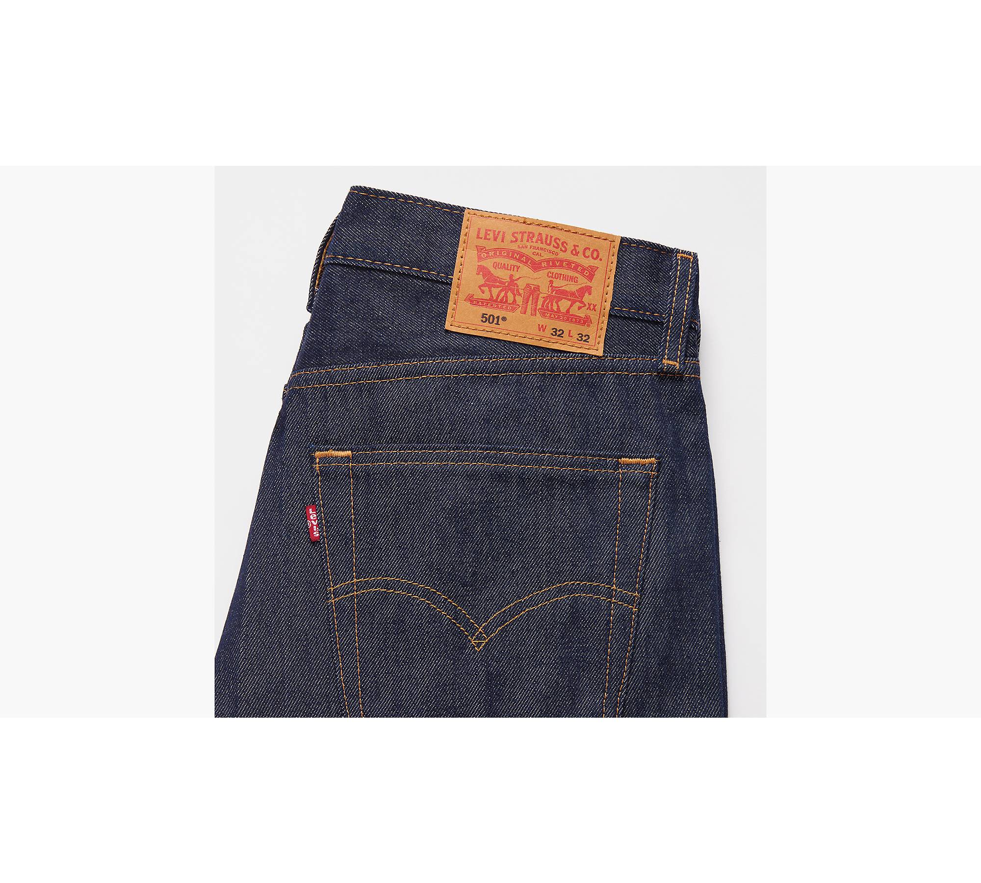 Product Name: Levi's Men's 501 Original Shrink-to-Fit Regular Straight Leg  Jeans