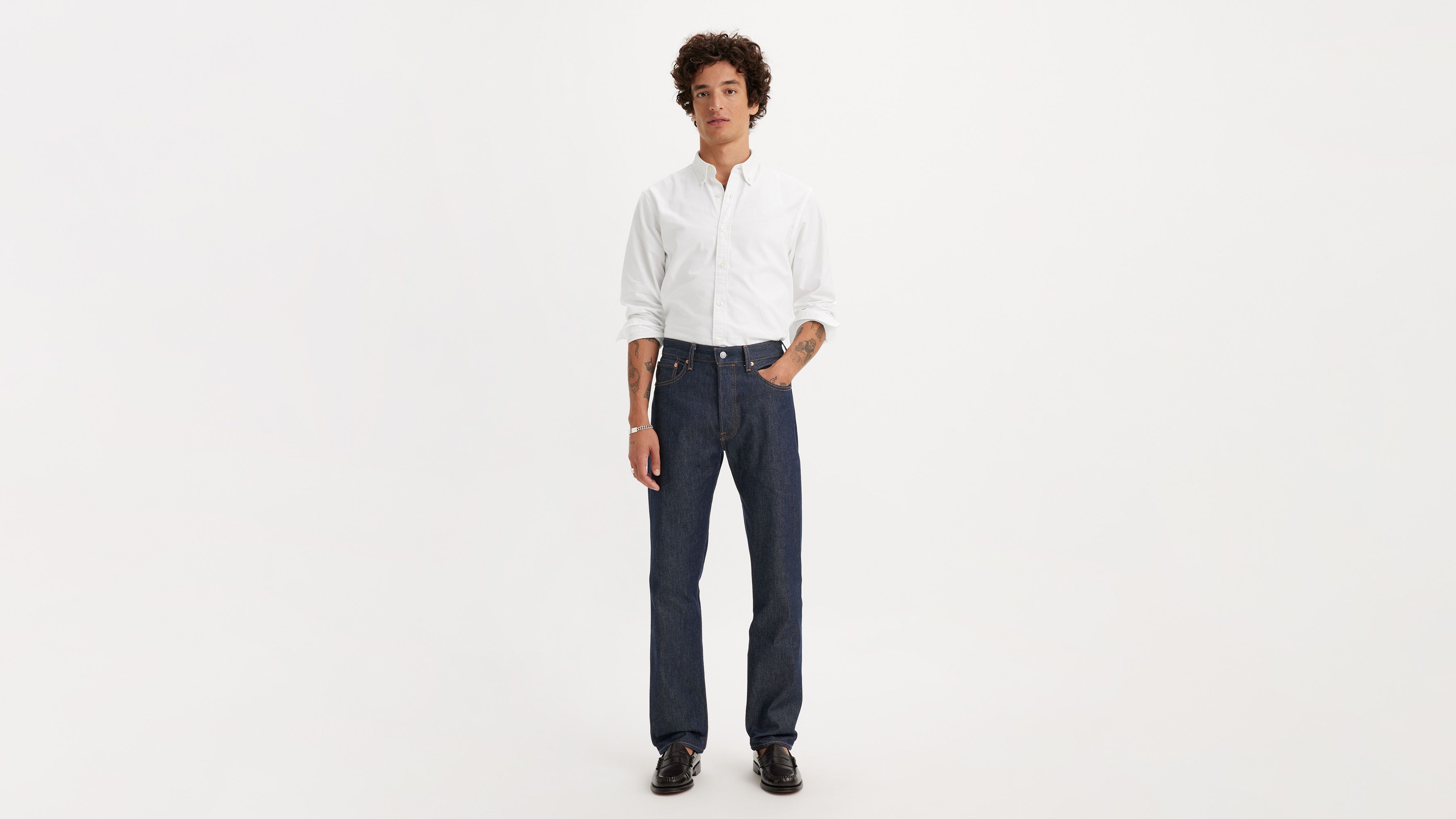 501® Original Shrink-to-fit™ Men's Jeans - Dark Wash | Levi's® US