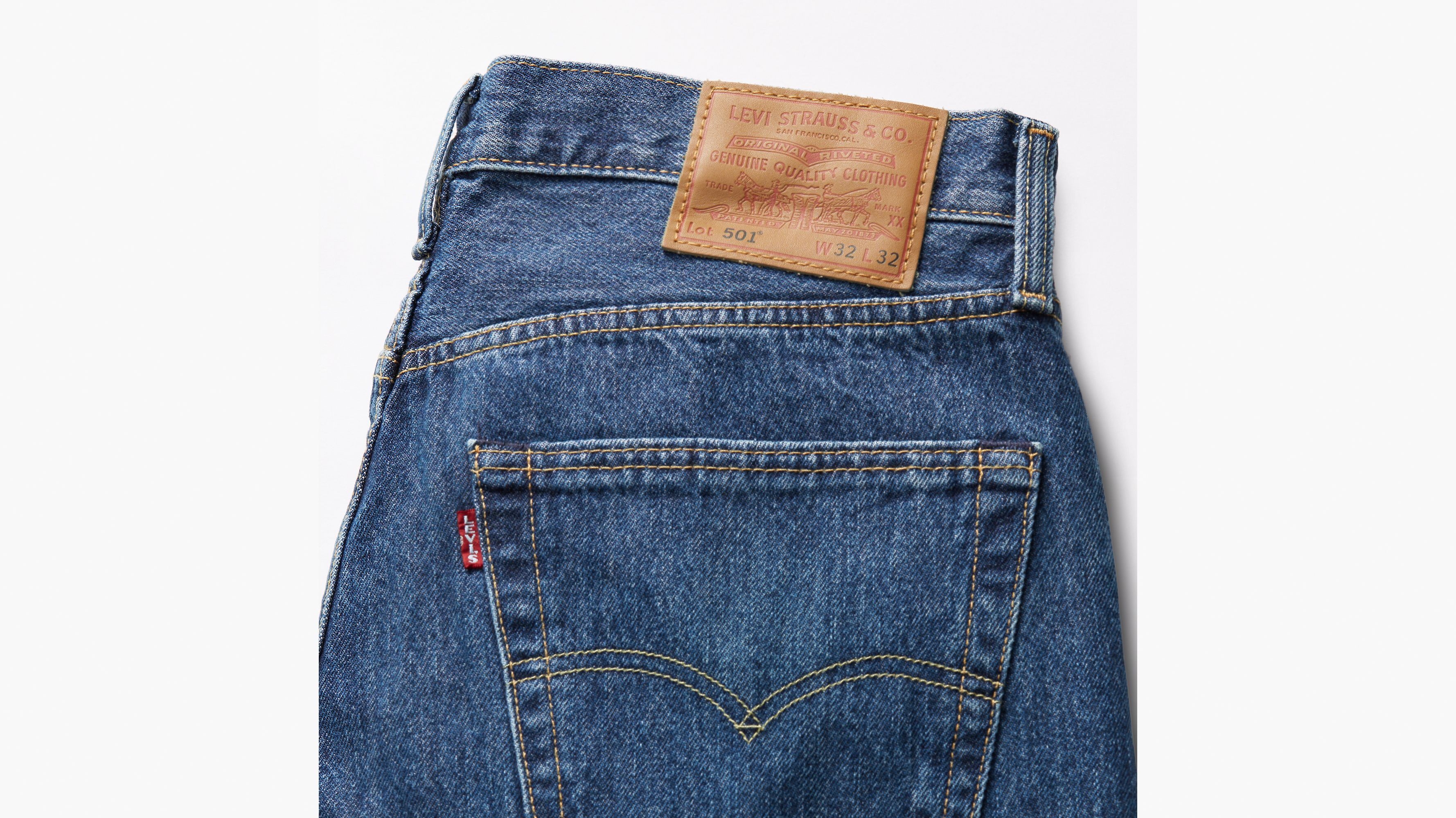 Levi's Men's 501® Original Fit Jeans Decadent Chocolate Od, 31W / 32L :  : Fashion