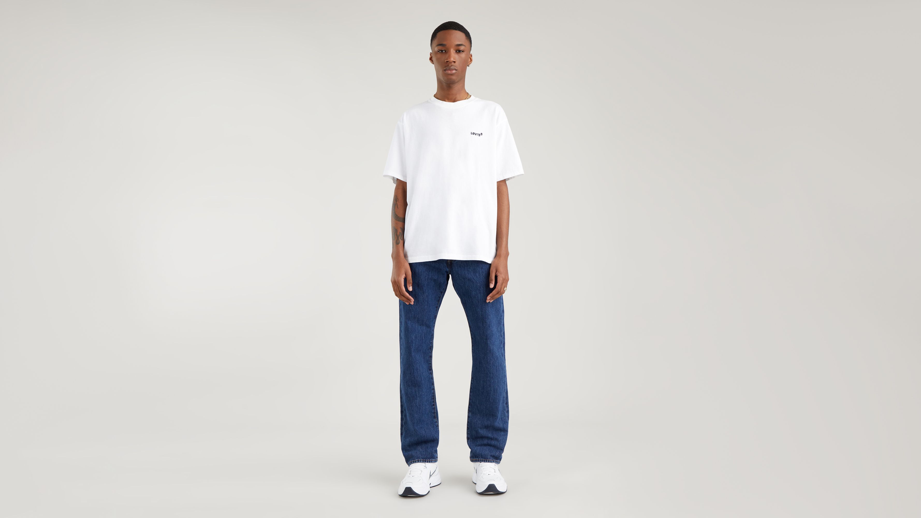 white levis 501 big tall