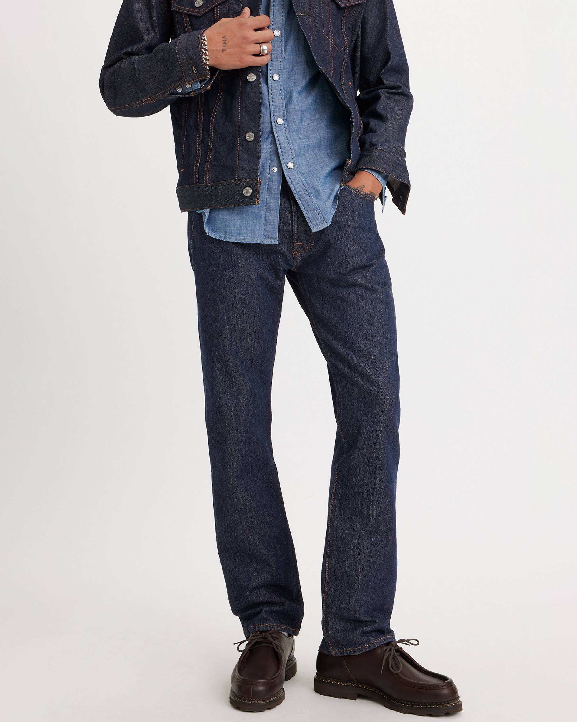 501® Original Fit Men's Jeans - Dark Wash | Levi's® US 501® Original Fit Men's Jeans - Dark Wash | Levi's® US