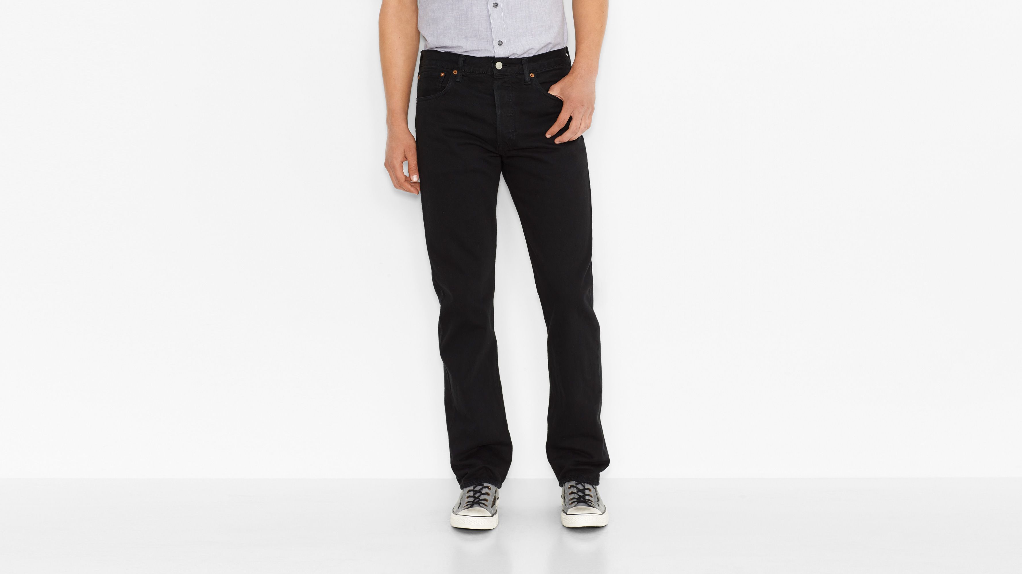 levi's 501 slim black