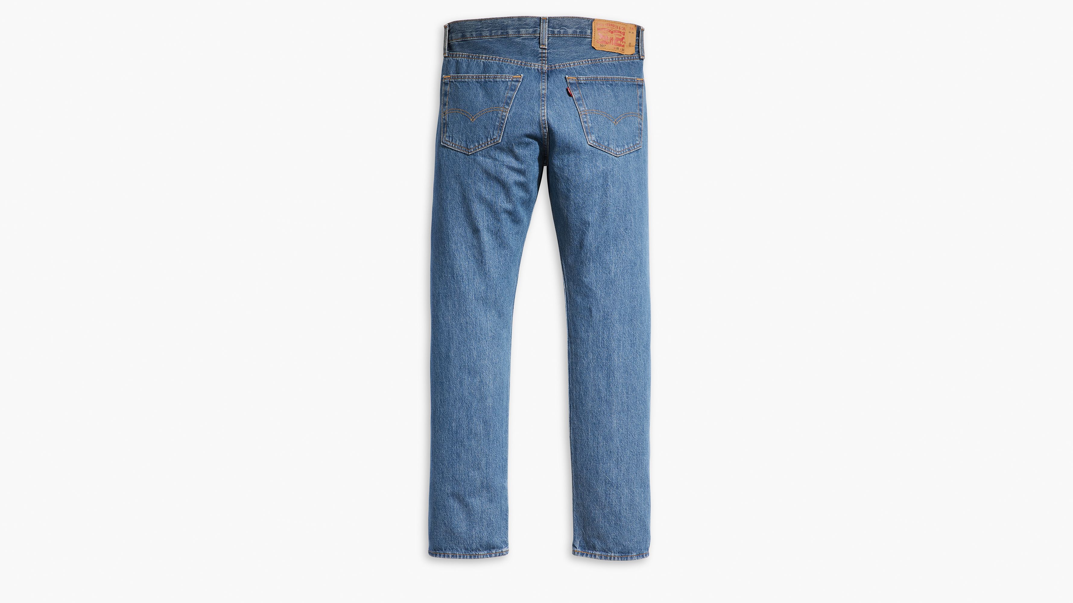Levi Strauss Mens Original Fit 501 Jeans 28x32 Dark Stonewash 