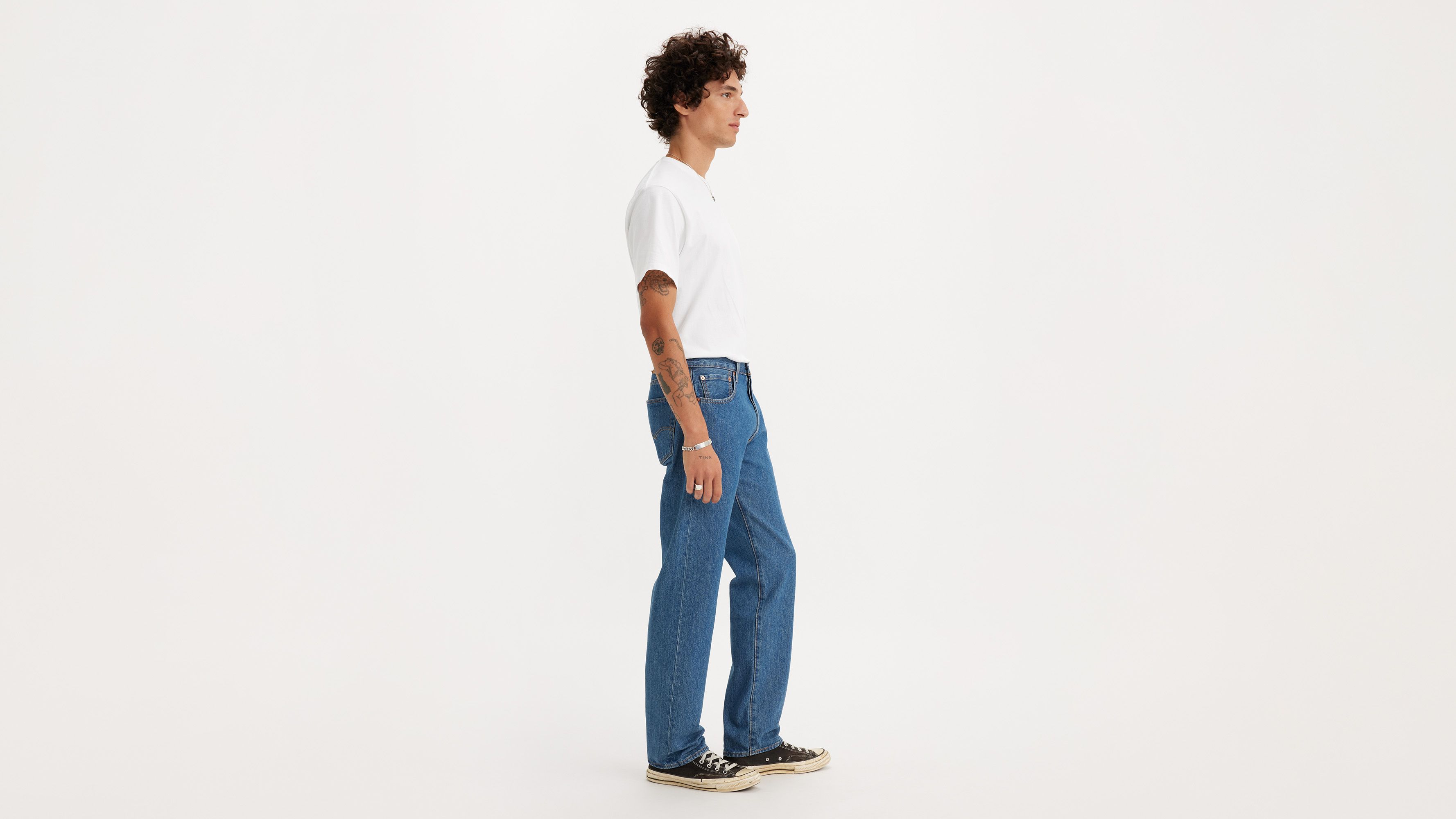 levis 501 jeans mens button fly stonewashed