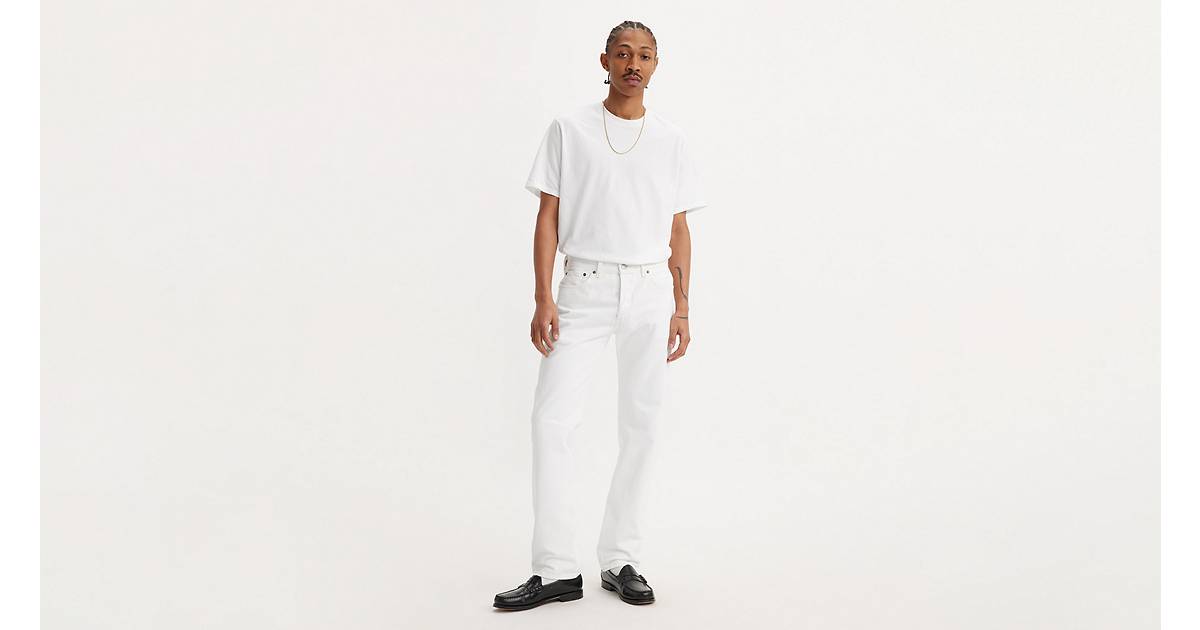 501® Original Fit Men's Jeans - White | Levi's® CA