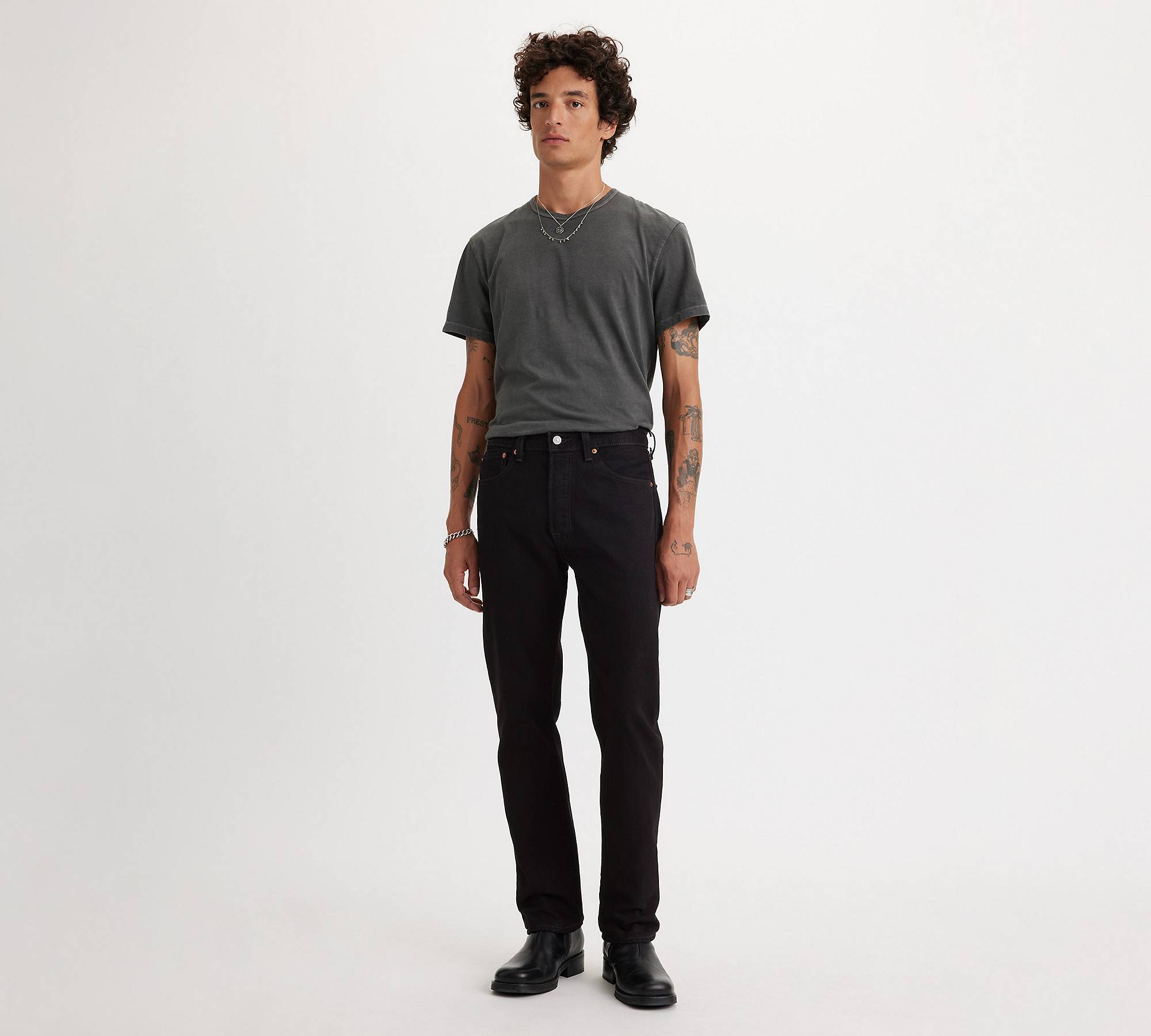 501® Original Fit Men'S Jeans - Black | Levi'S® Us