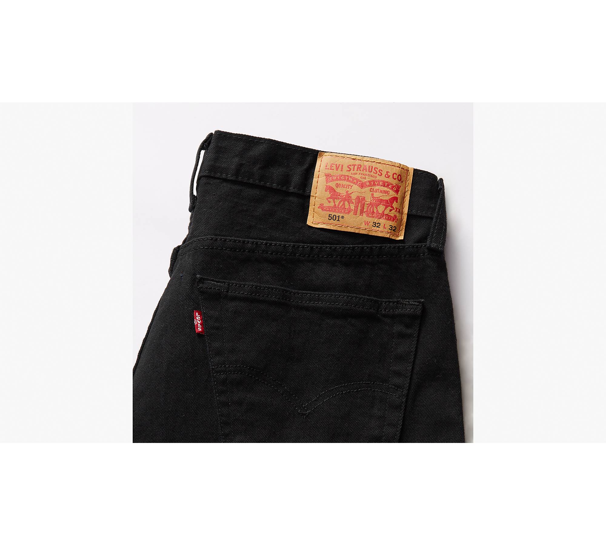 50.0% OFF on LEVI'S Men's 501® Original Jeans Black Destructed