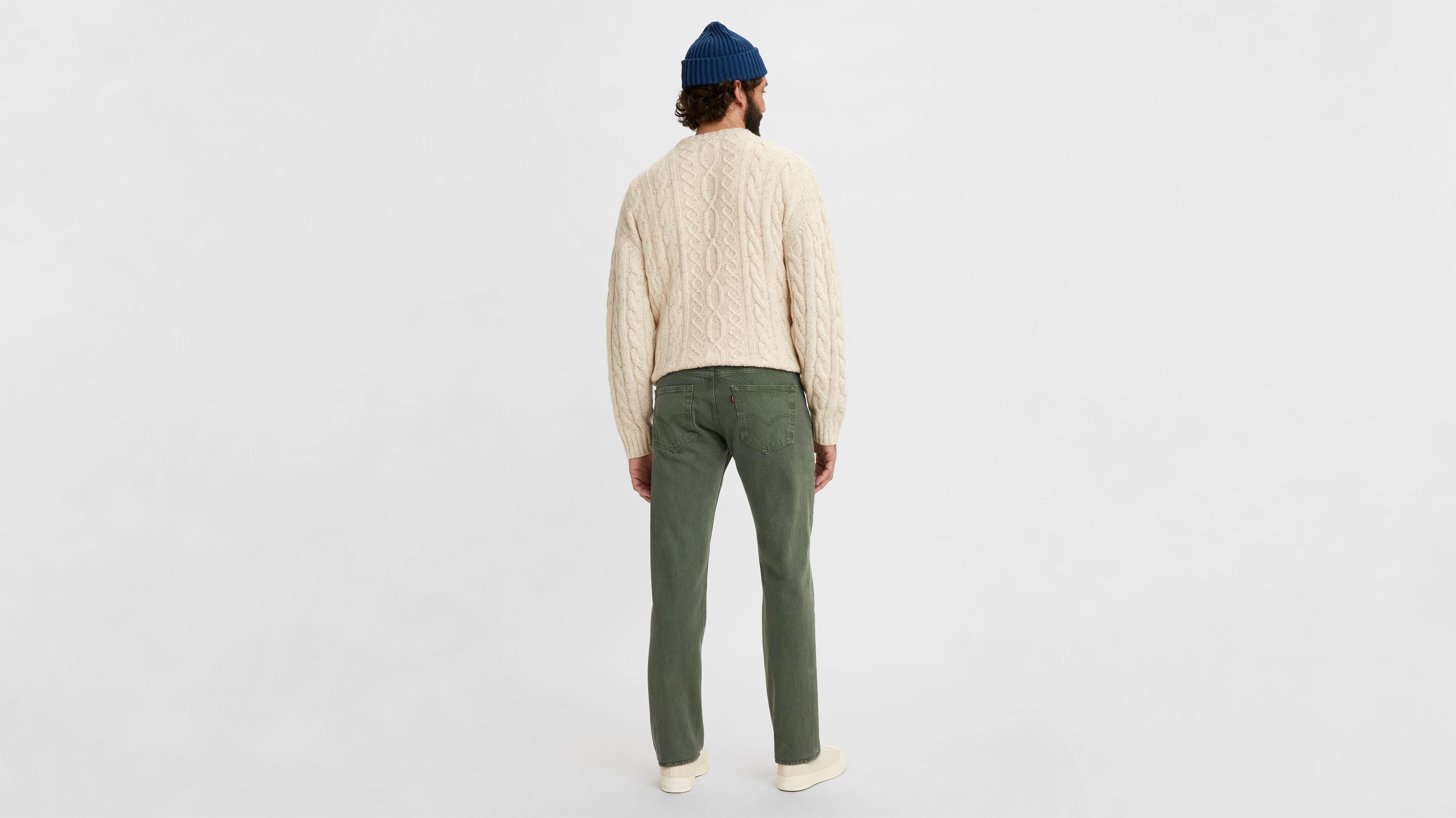 Levis 501 store olive green