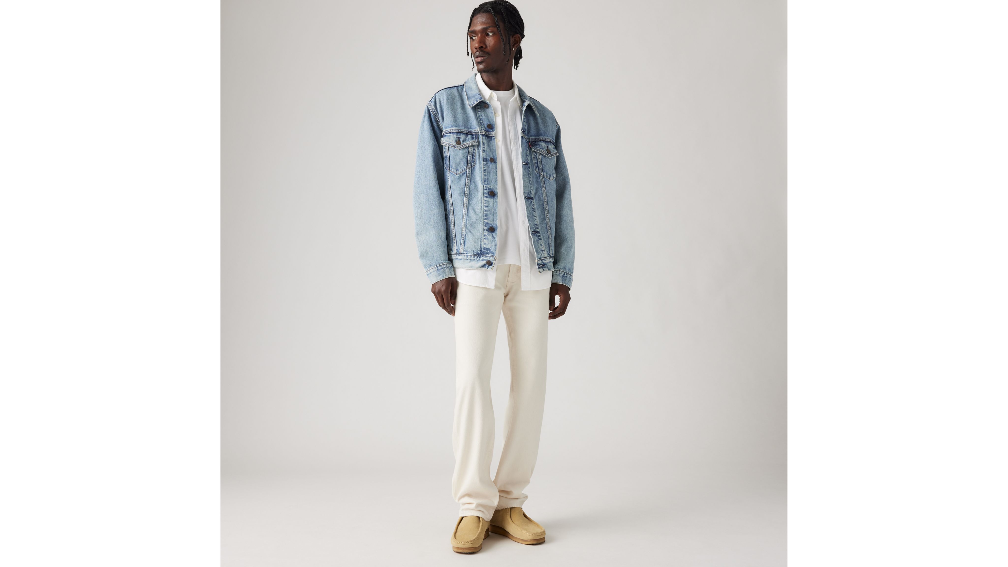 Levis 501 hot sale white mens