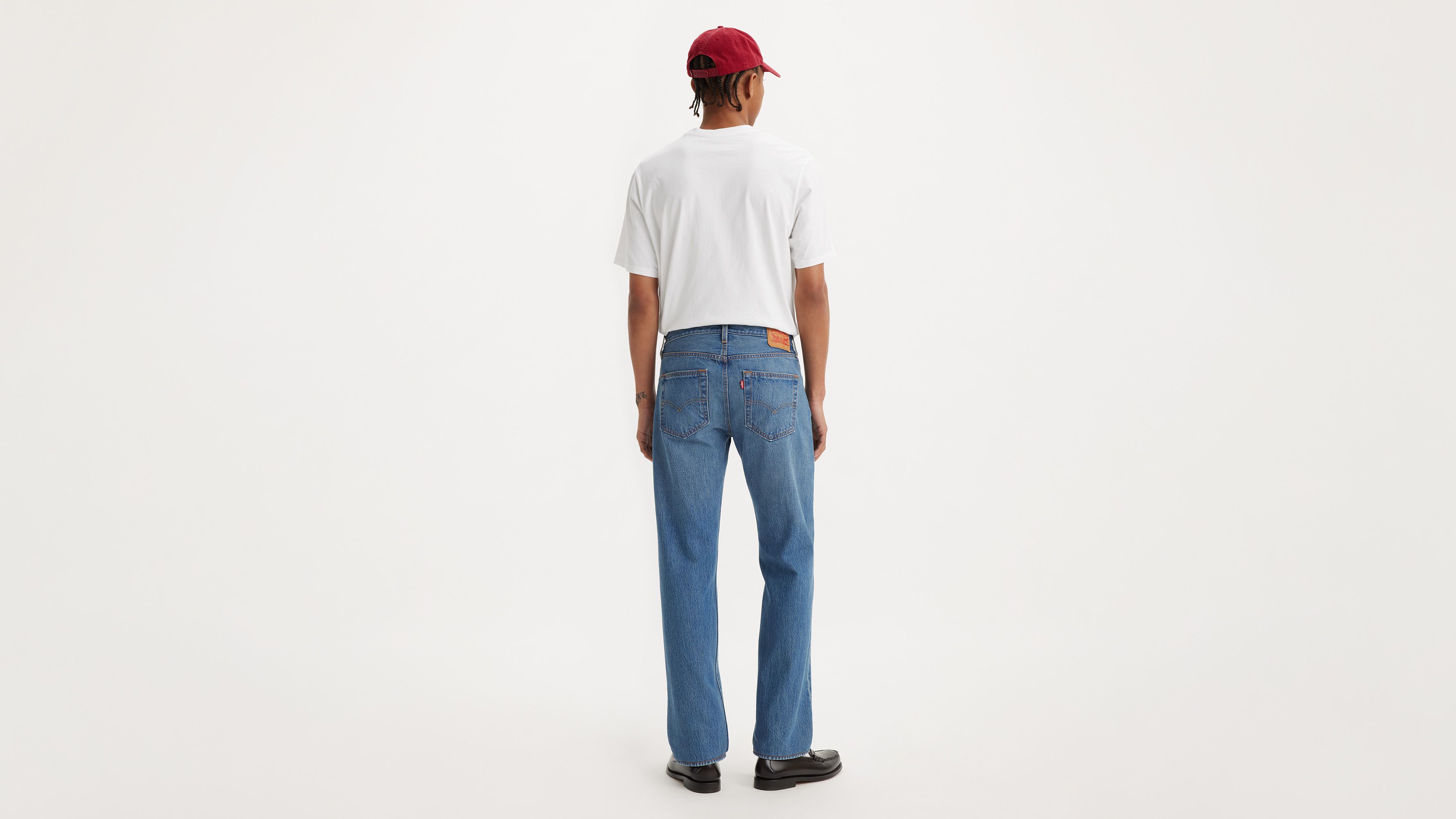 store online Levi's 501 Men's White Cotton Button Fly Straight Leg Jeans  Red Tab Size 33x34 | psychologieofhome.com