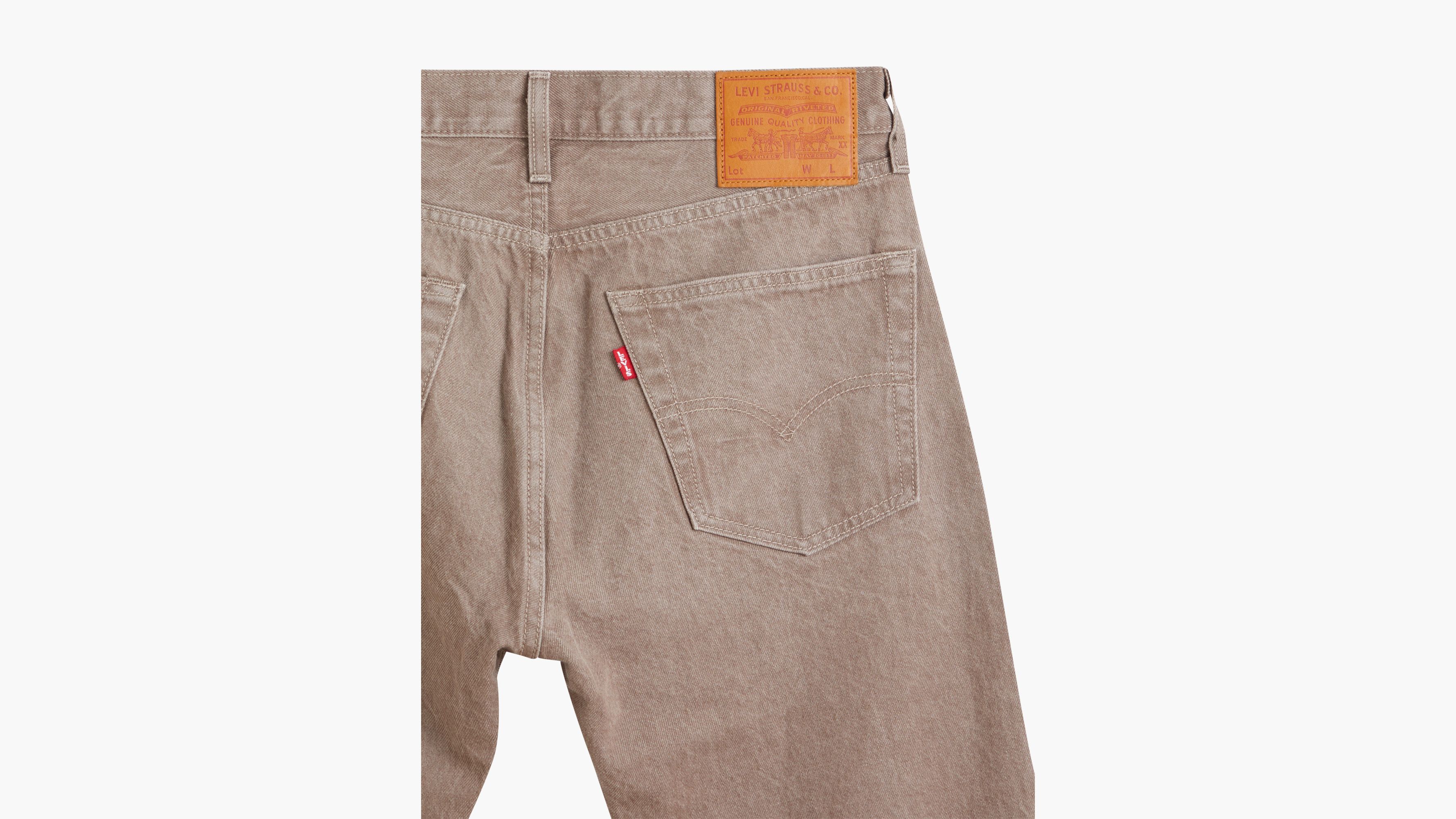 brown 501 levi's jeans