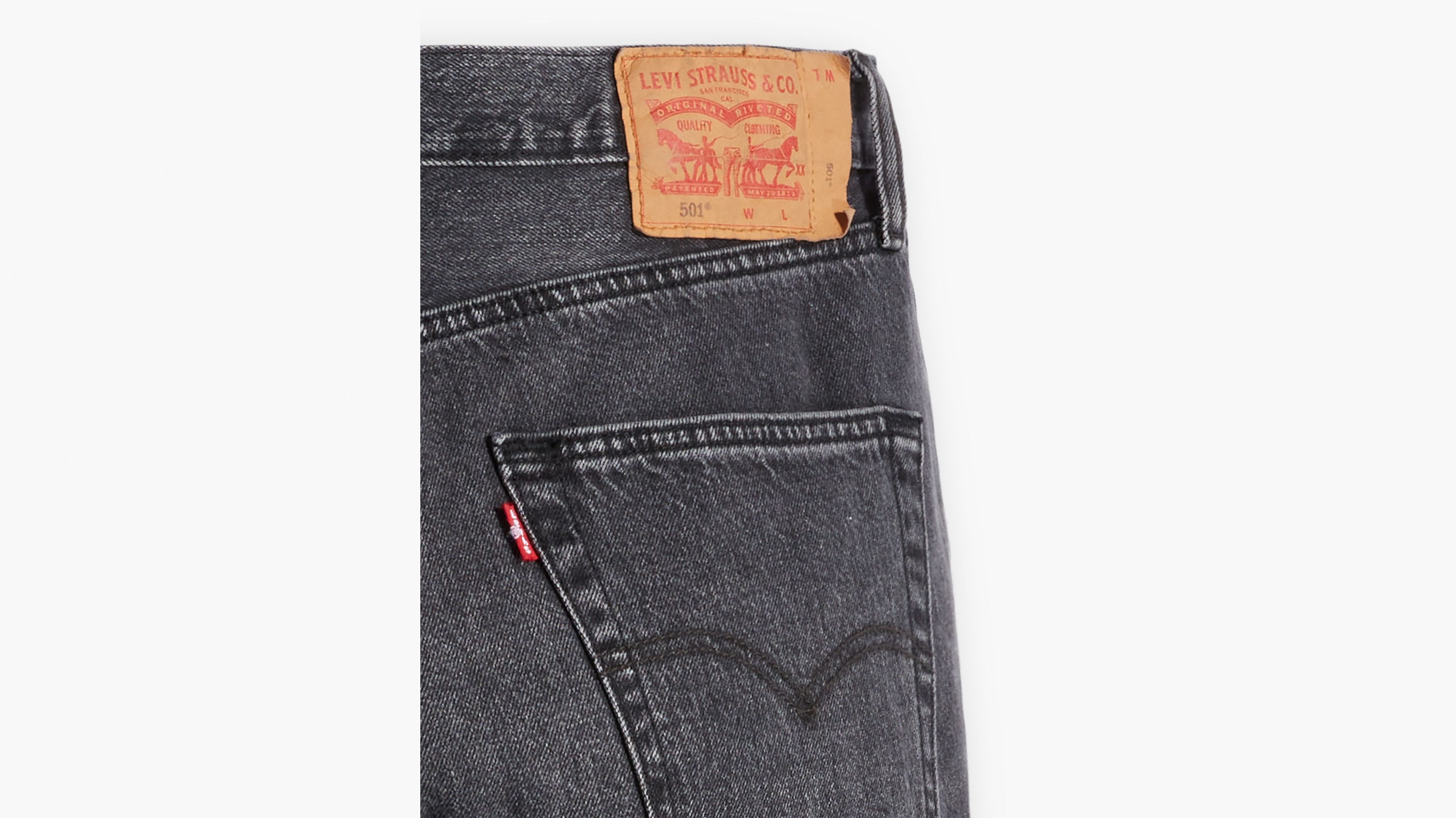 Y2K* Black Levi 501 Jeans (42x30) - Gem