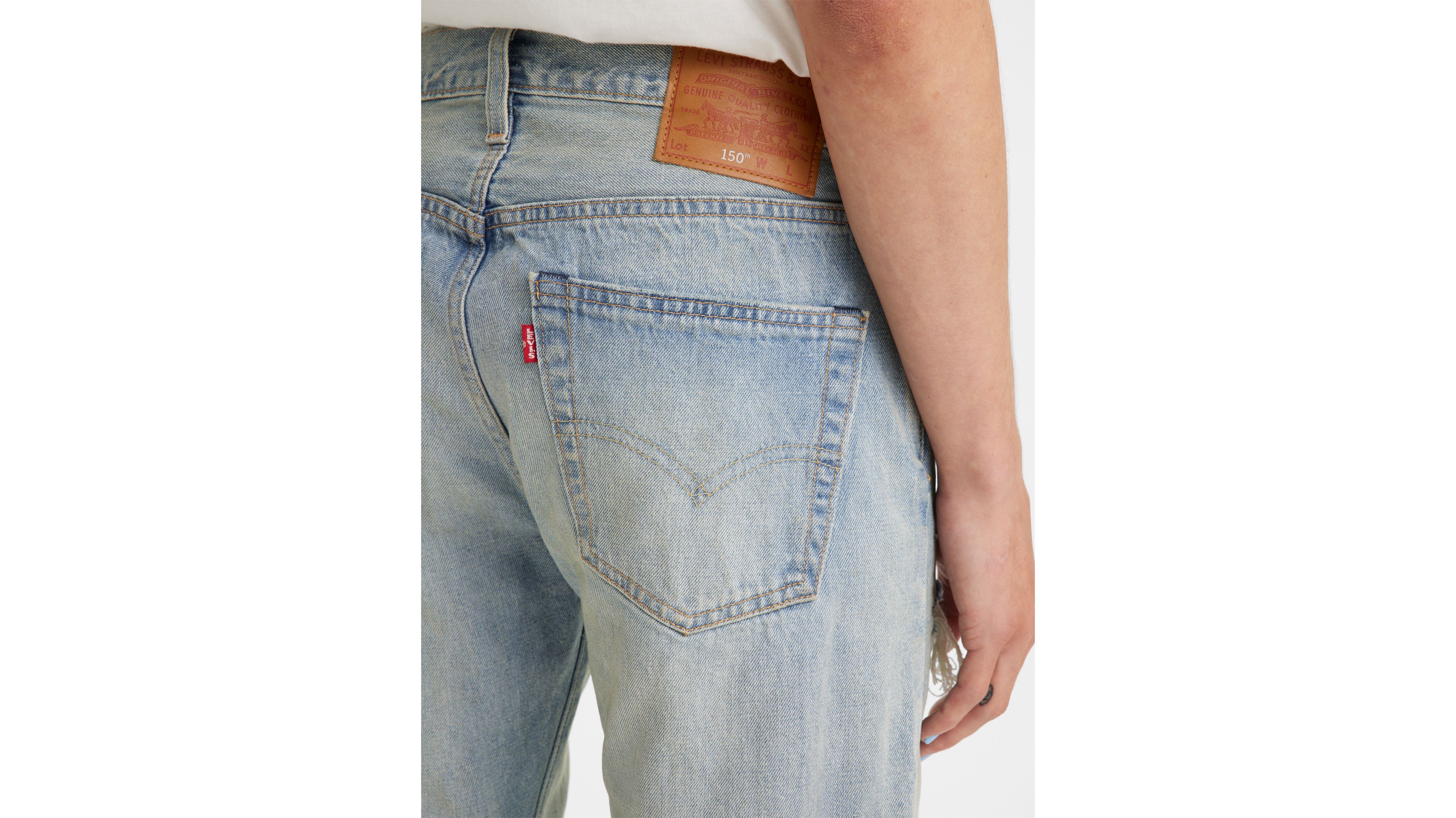 Levi's men's best sale selvedge jeans