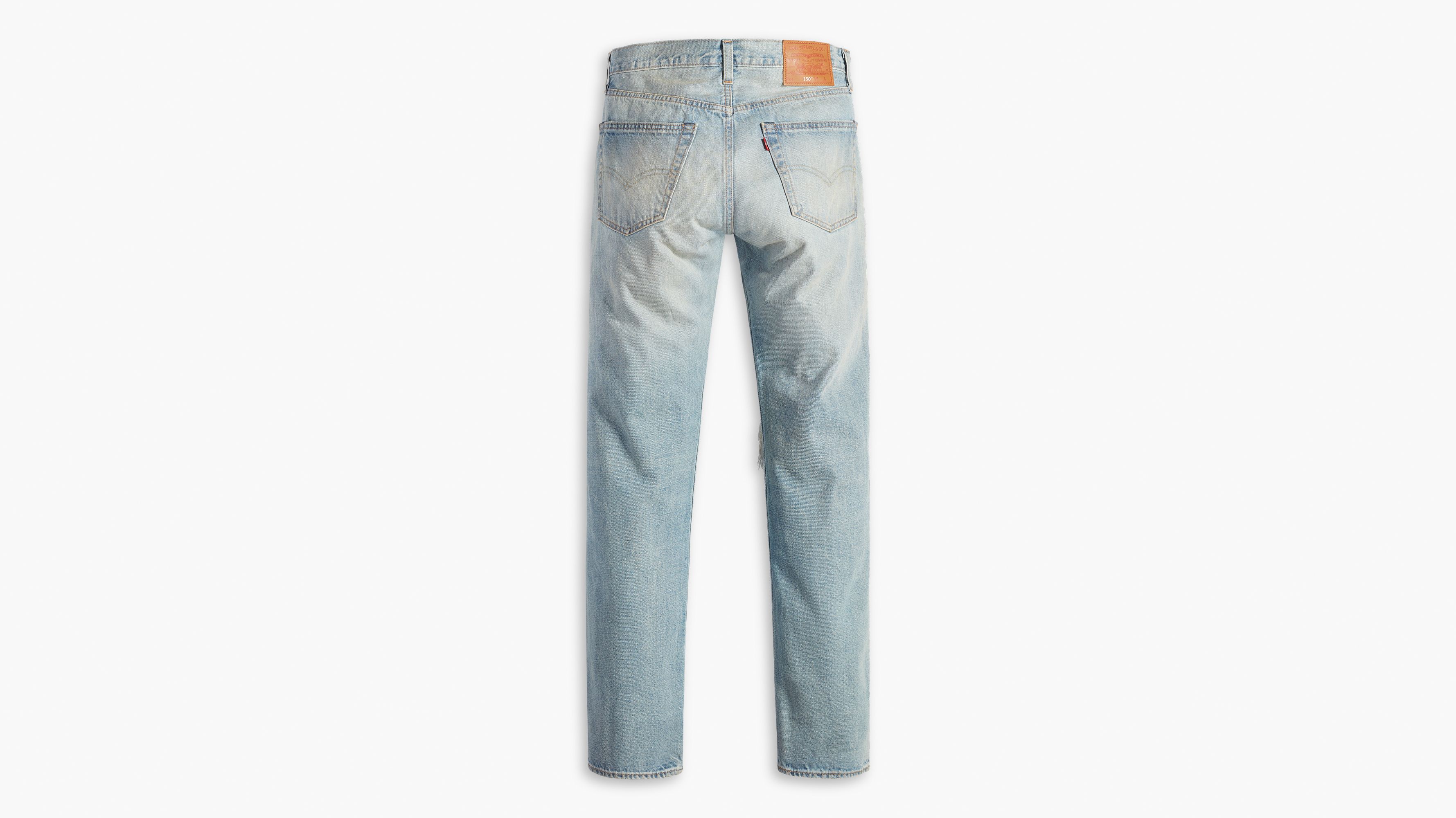 ▷ Levi's 501 Light Wash Blue Jeans