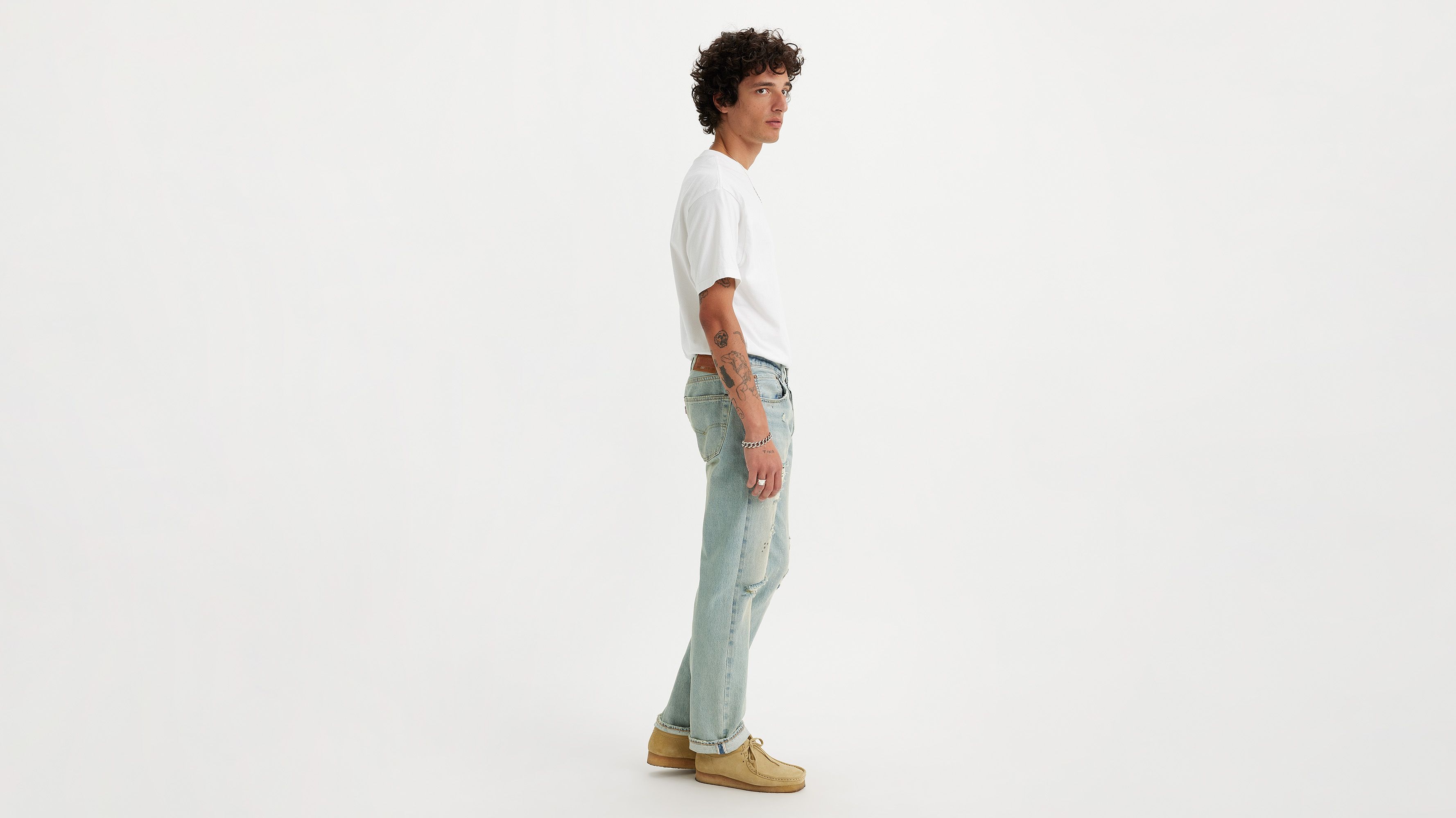 501® Original Fit Selvedge Men's Jeans - Light Wash | Levi's® CA