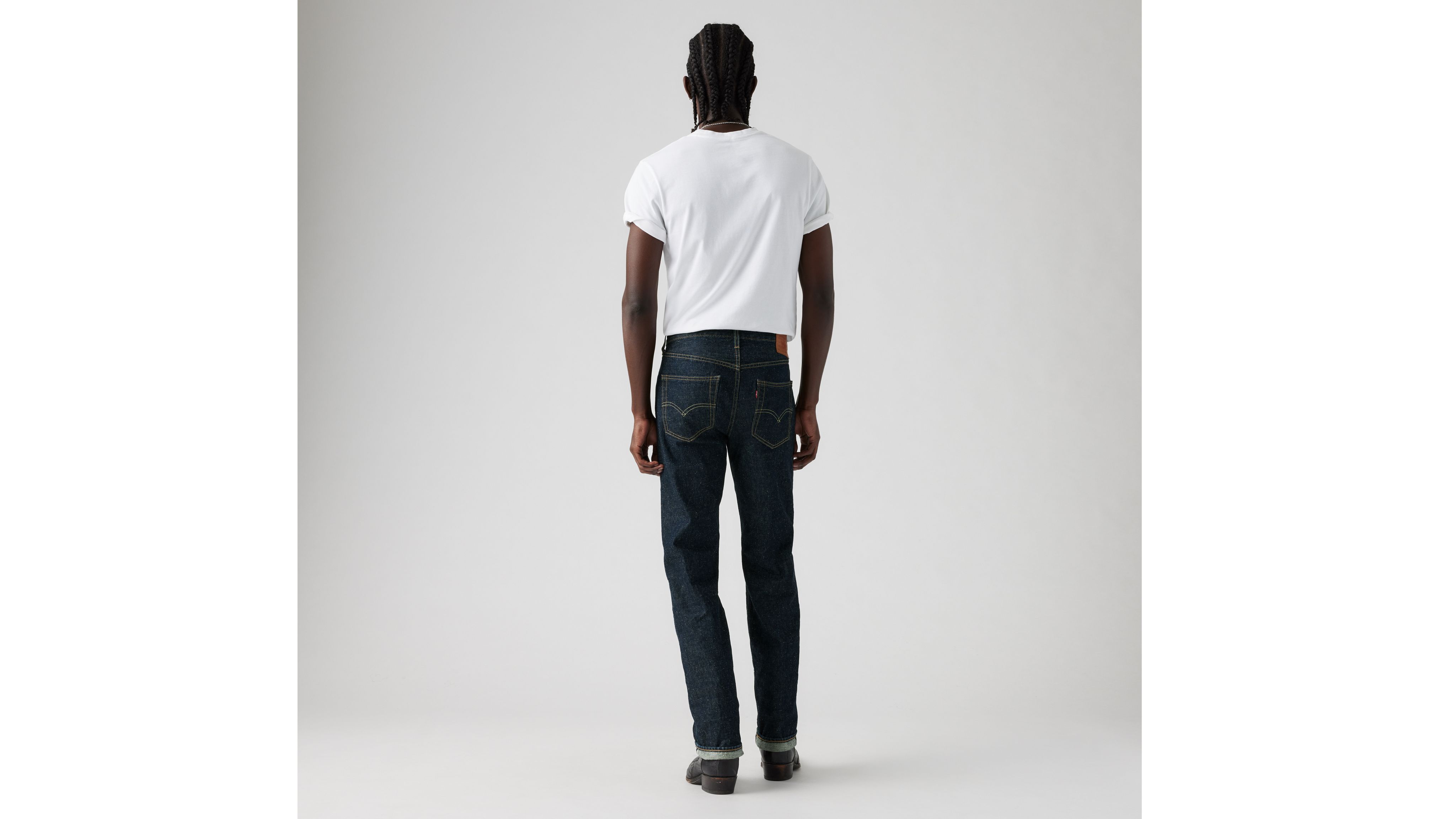 501® Original Fit Selvedge Men's Jeans - Dark Wash