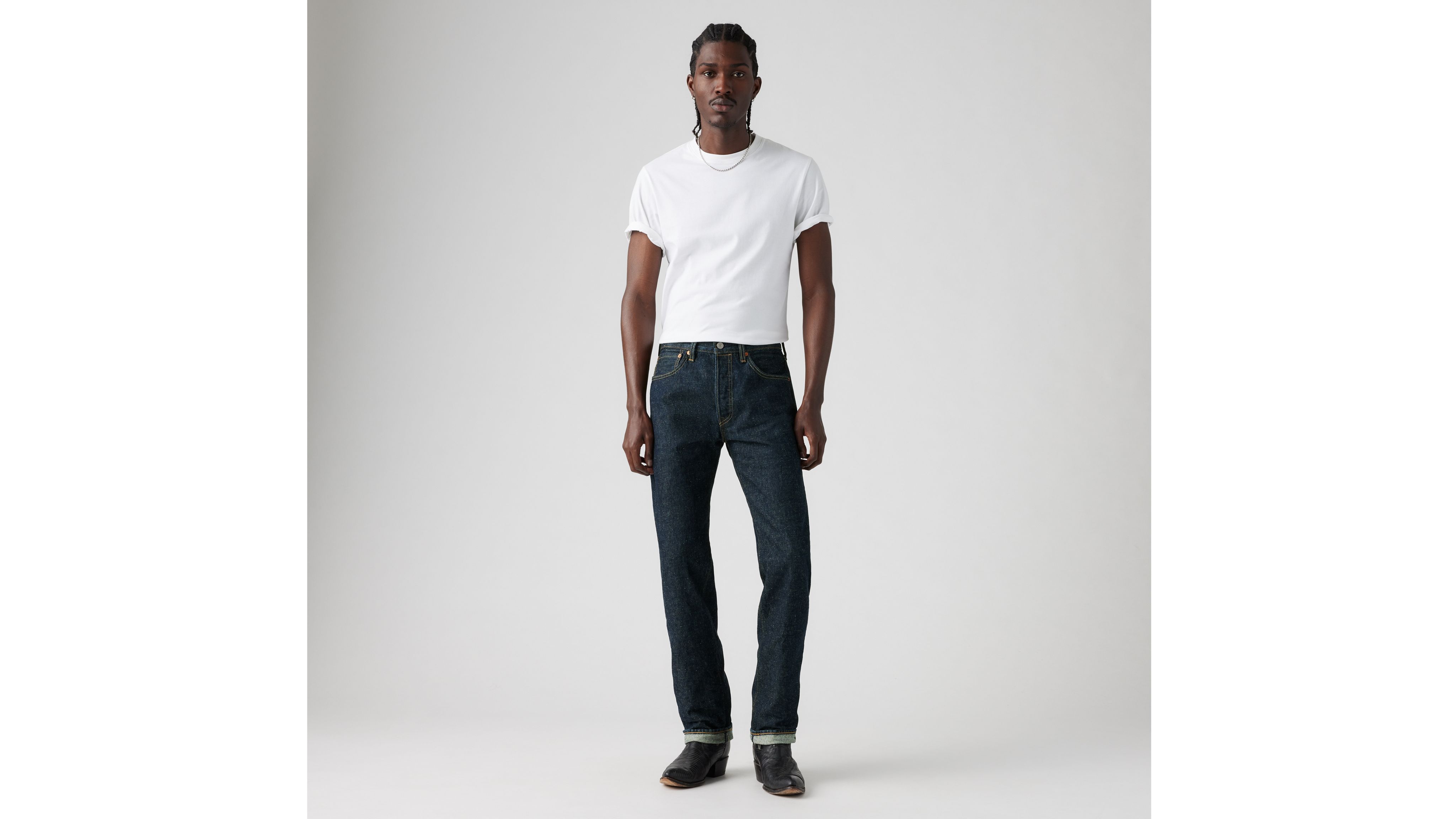 501® Original Fit Selvedge Men's Jeans - Dark Wash | Levi's® US