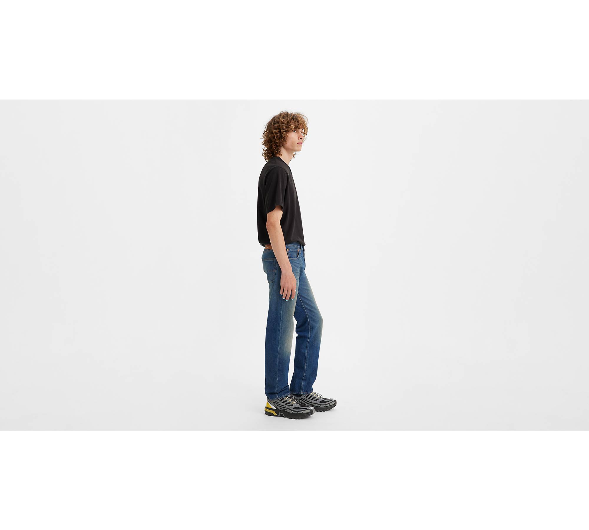 501® Slim Taper Fit Selvedge Men's Jeans Dark Wash, 54% OFF