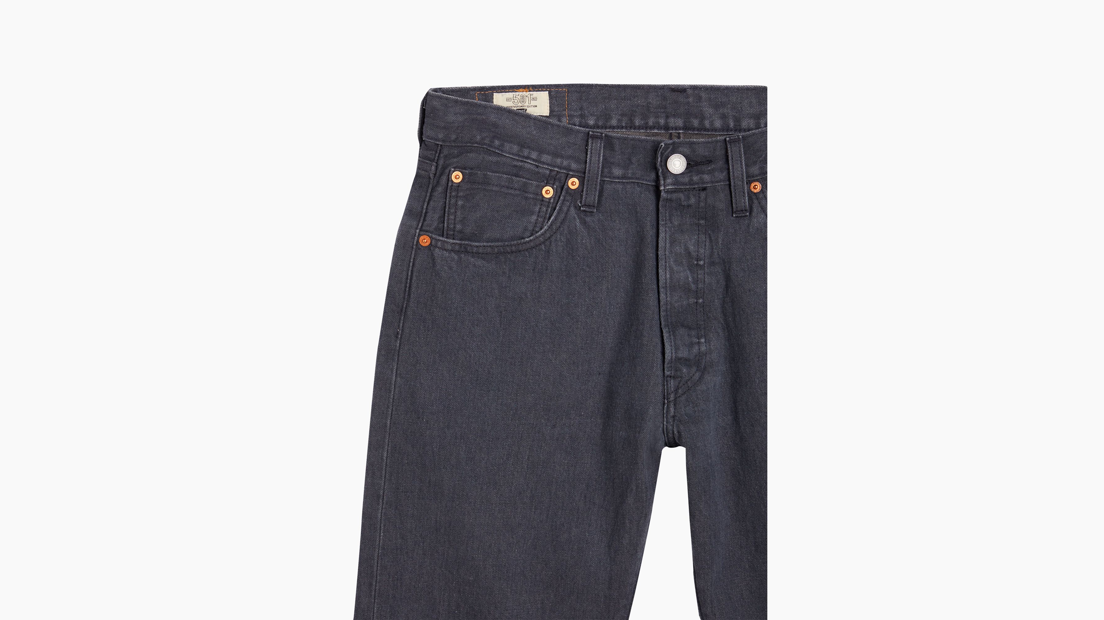 501® Original Selvedge Jeans - Black | Levi's® GR