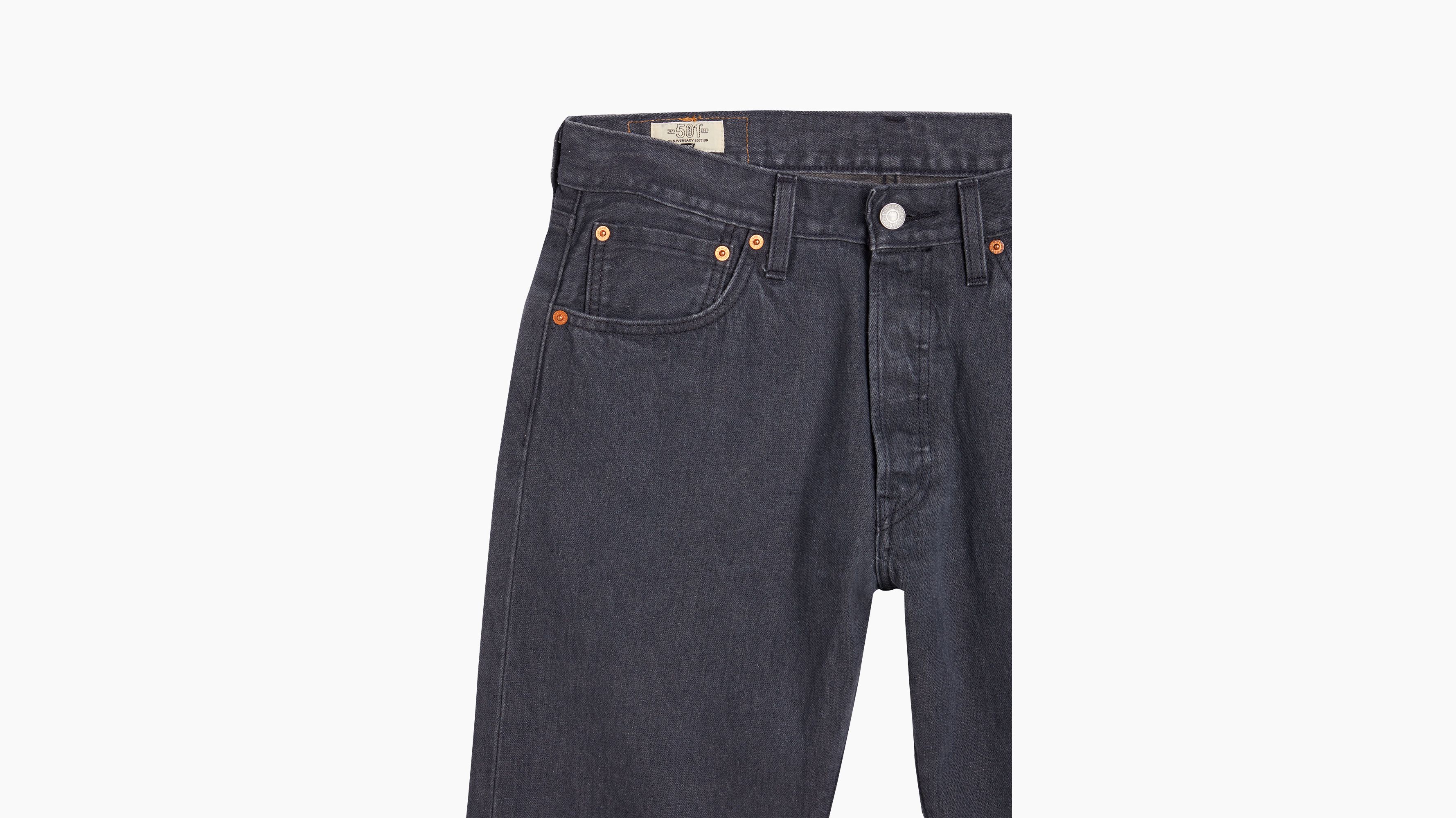 501® Original Selvedge Jeans - Black | Levi's® GE