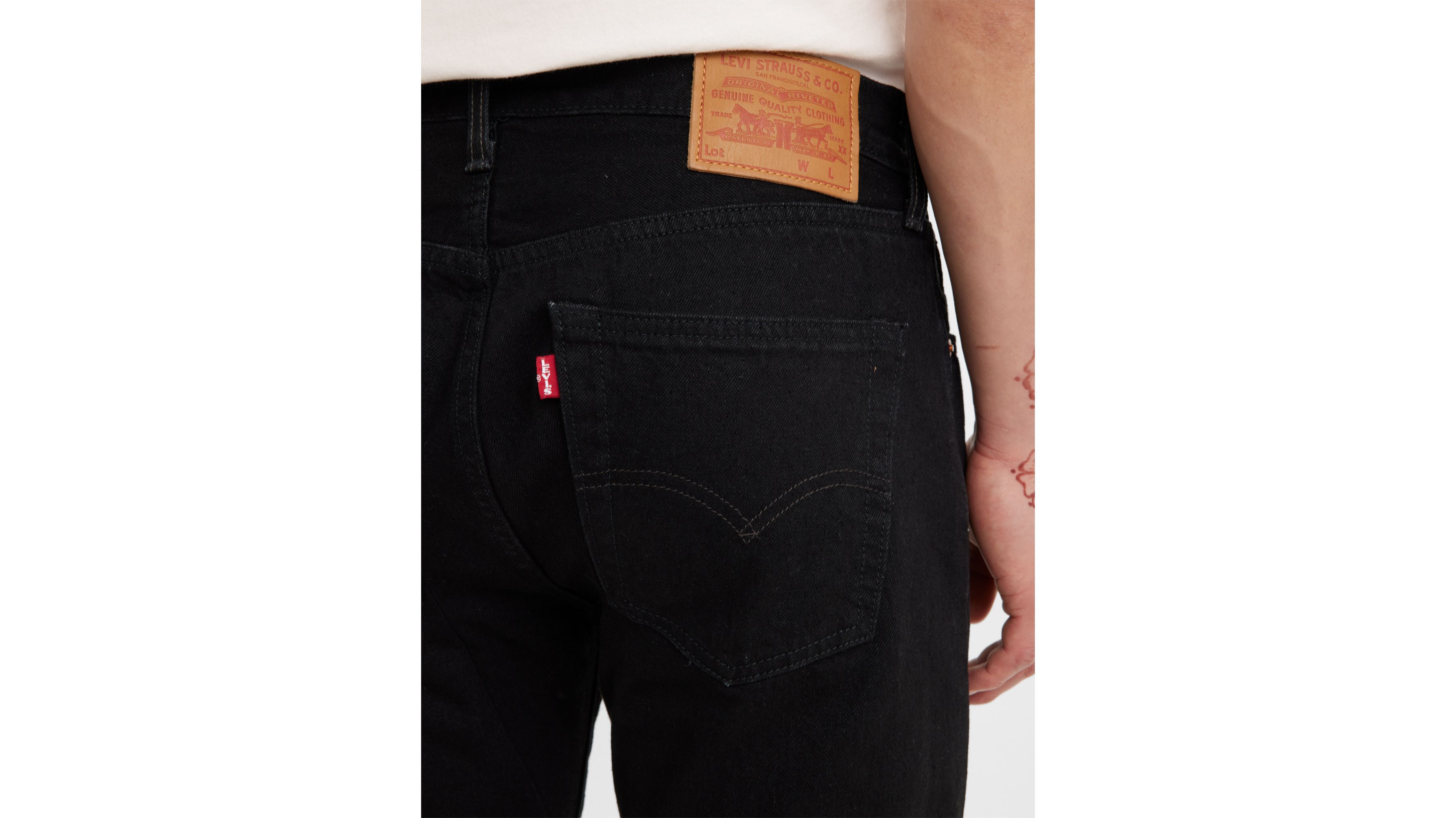 501® Original Fit Selvedge Men's Jeans Black Levi's® US