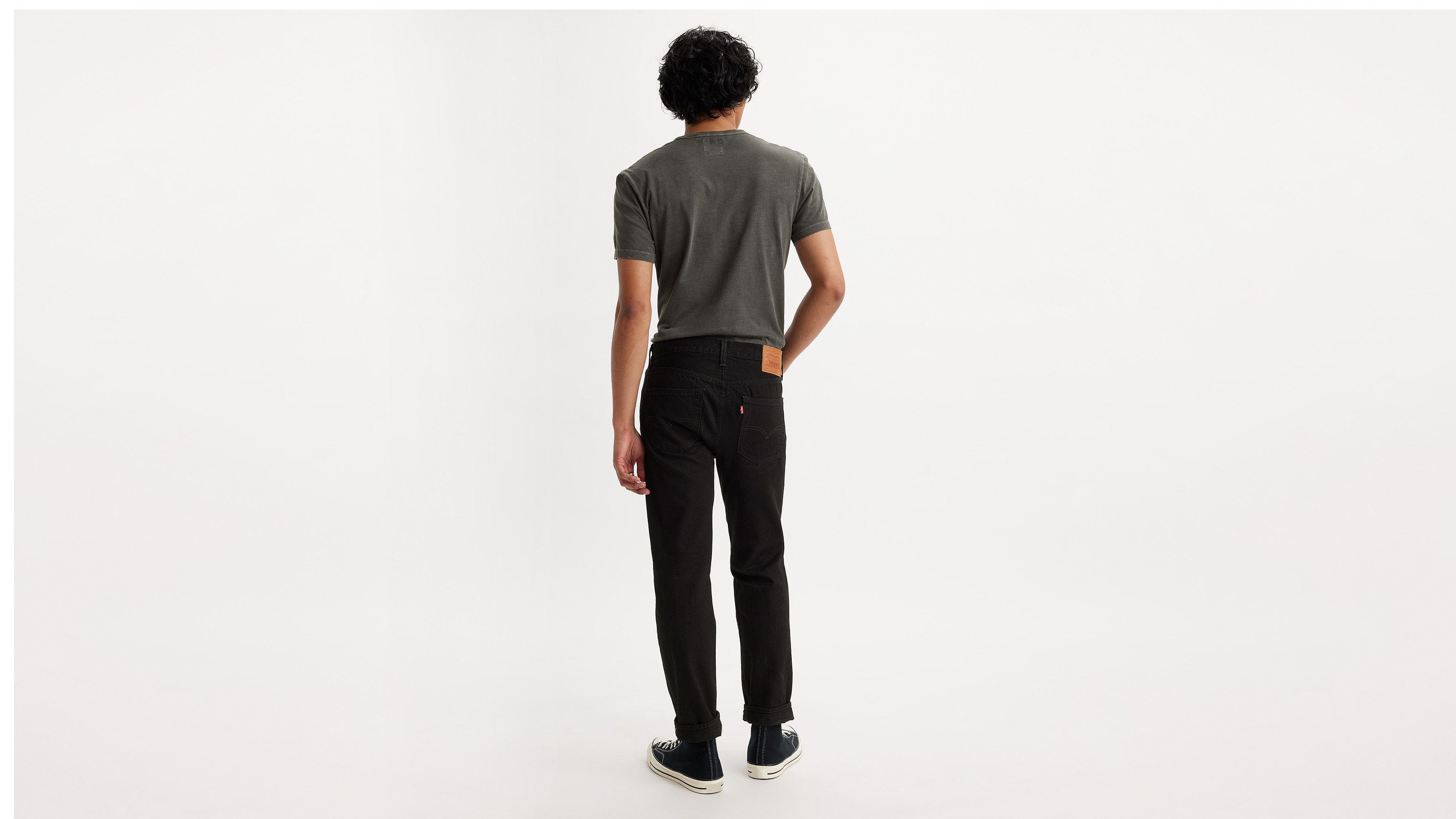 501® Original Fit Selvedge Men's Jeans - Black | Levi's® US