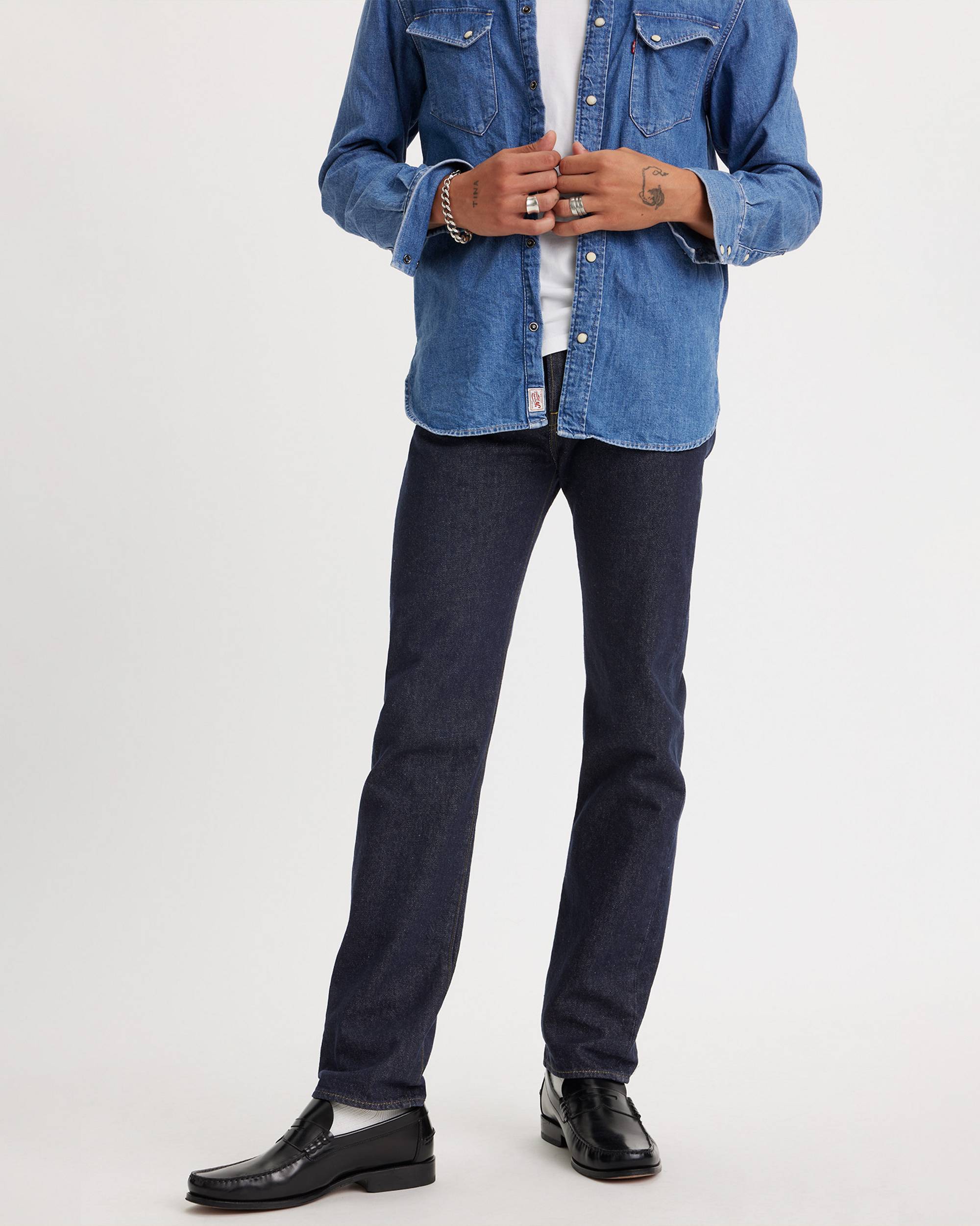 501® Original Fit Men's Jeans - Dark Wash | Levi's® US 501® Original Fit Men's Jeans - Dark Wash | Levi's® US