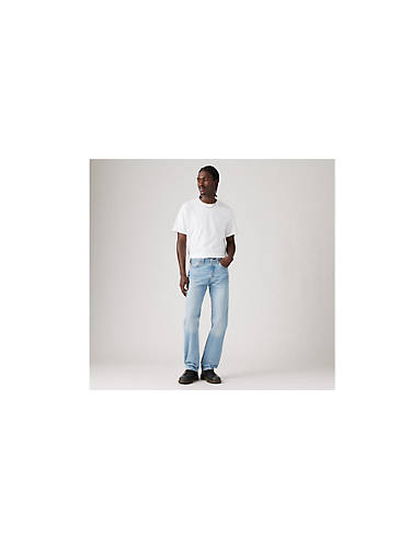 리바이스 Levi 501 Original Fit Mens Jeans,Glassy Waves - Light Wash - Non-Stretch