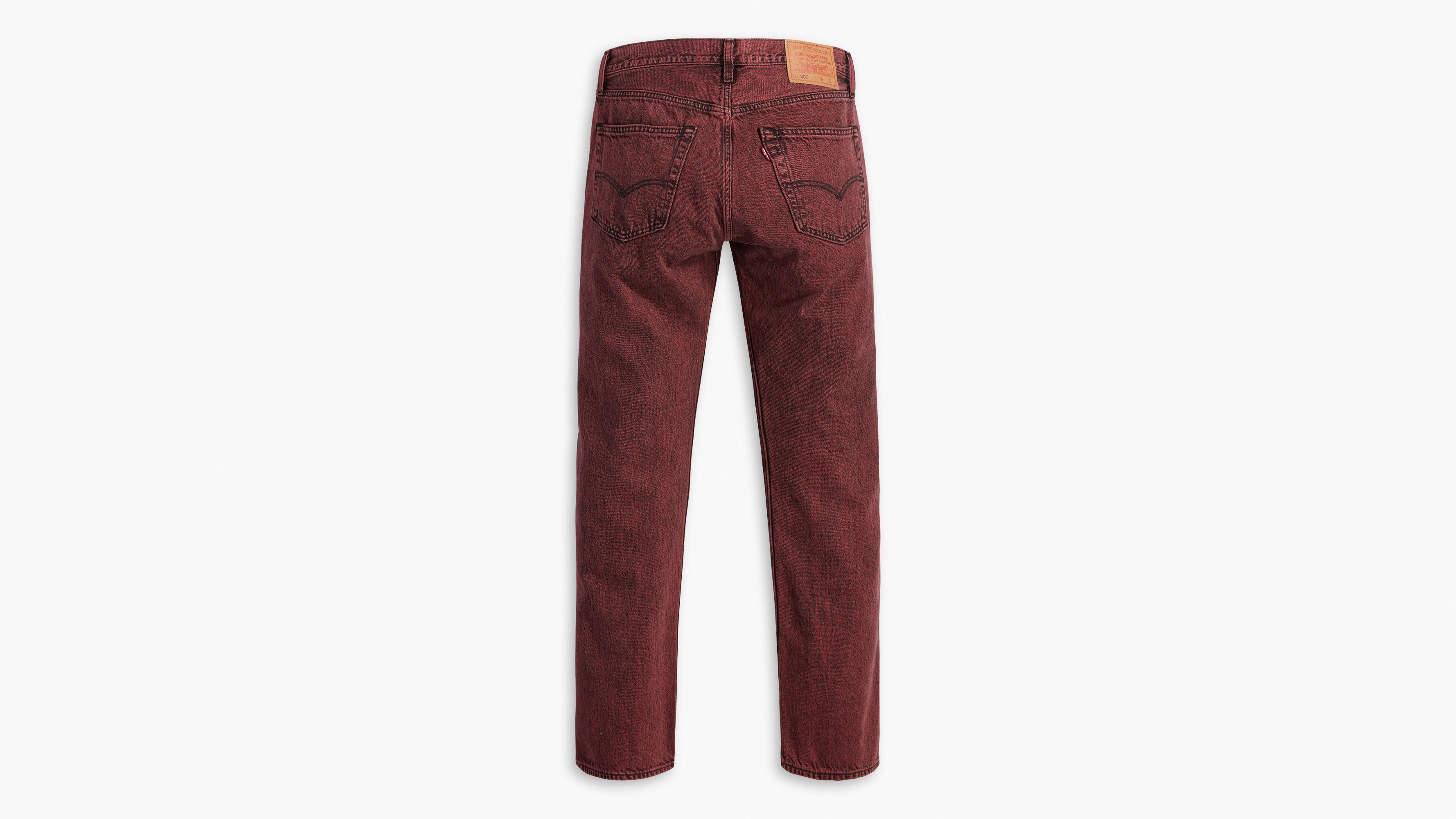 Red levi clearance jeans