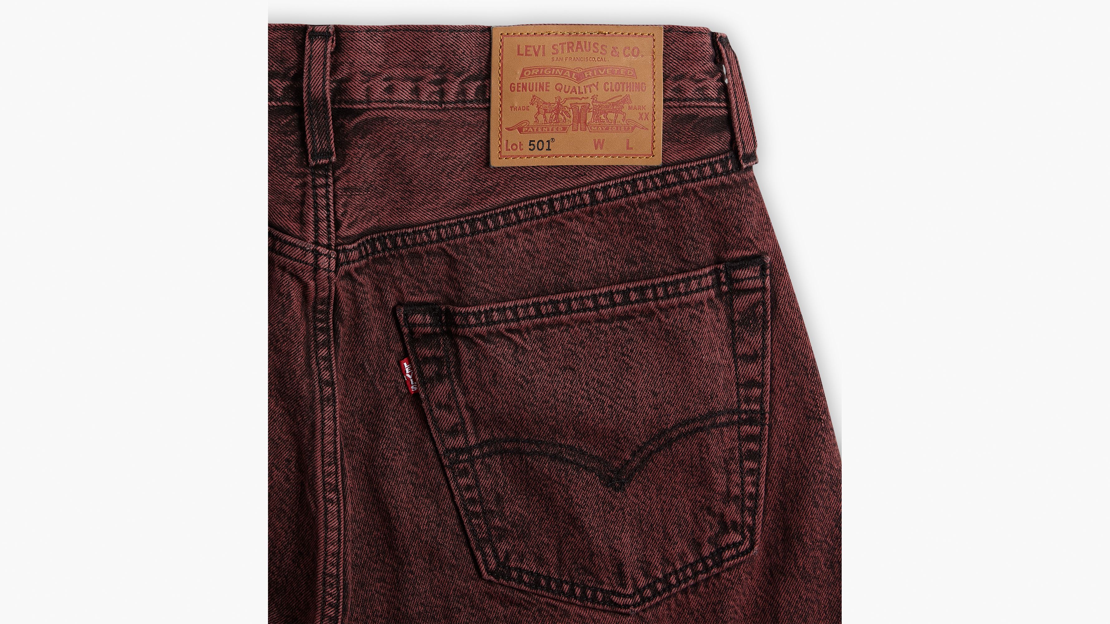 Levi's Men's 501® Original Fit Jeans Decadent Chocolate Od, 31W / 32L :  : Fashion