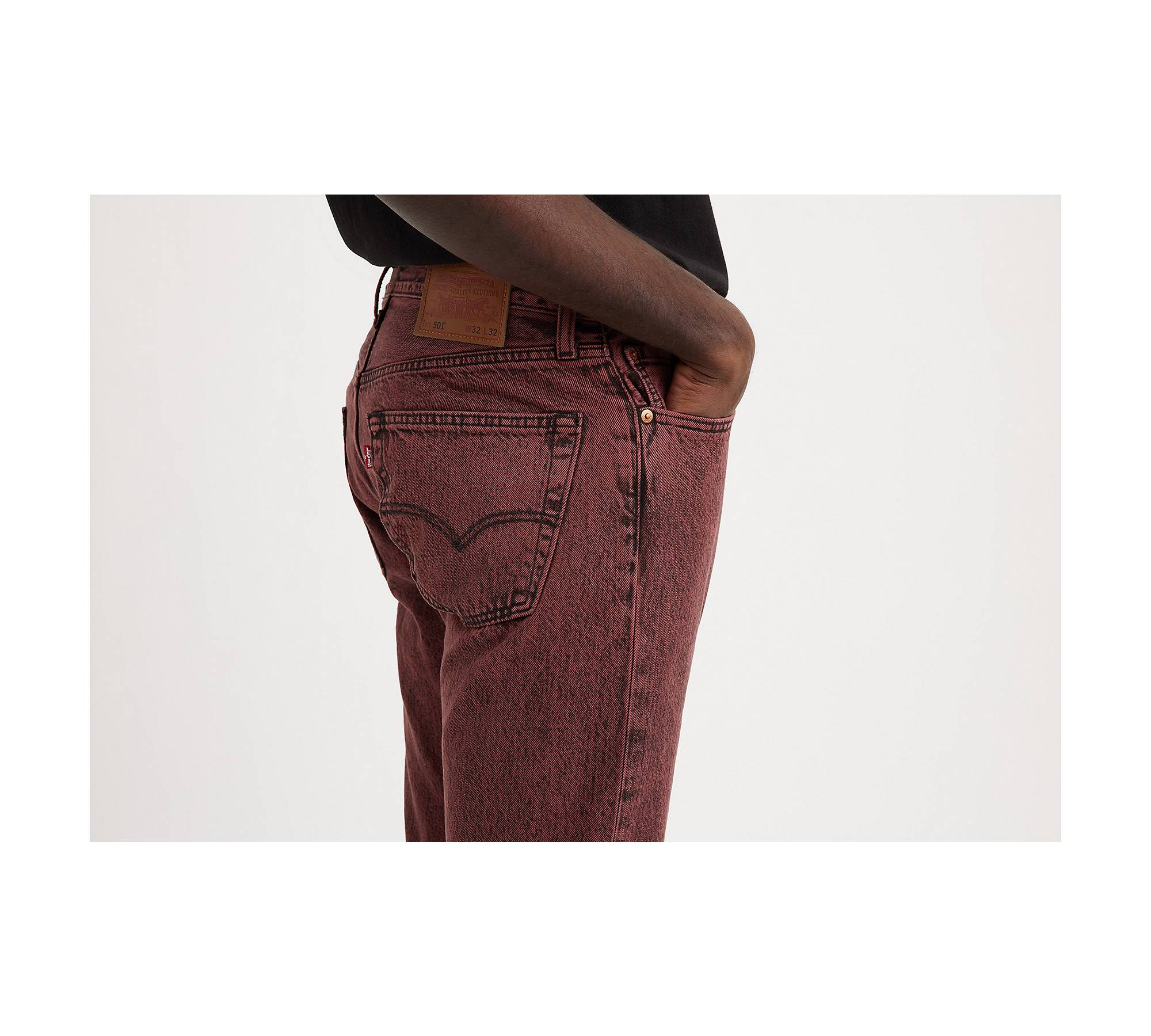 Levi's Men's 501® Original Fit Jeans Decadent Chocolate Od, 31W / 32L :  : Fashion