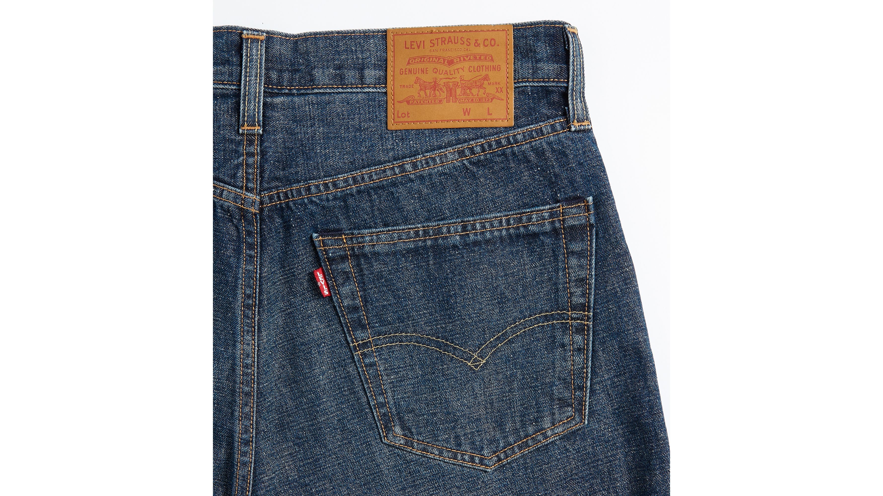 501® Original Fit Selvedge Men's Jeans - Dark Wash | Levi's® US