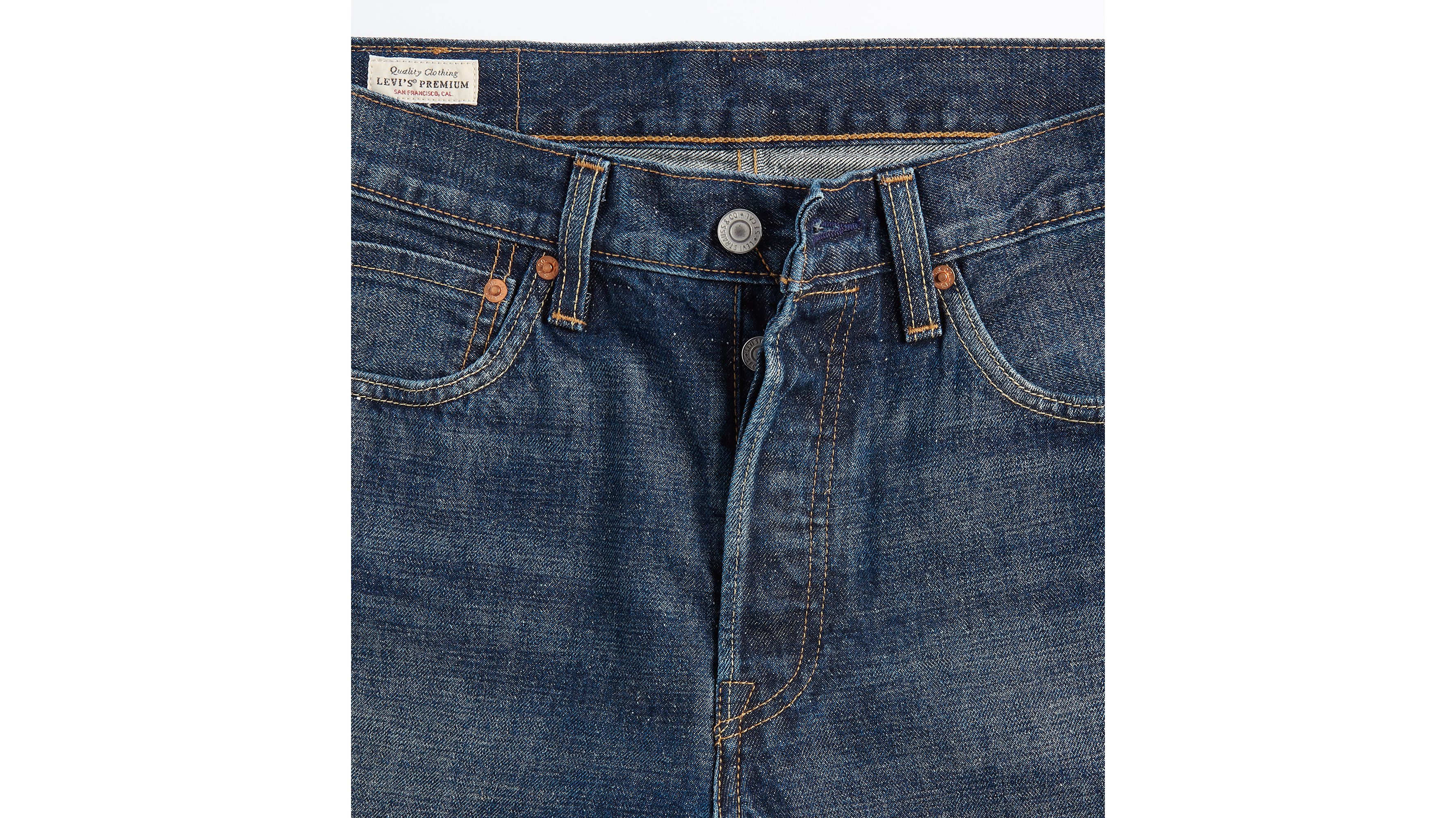 501® Original Fit Selvedge Men's Jeans - Dark Wash | Levi's® US