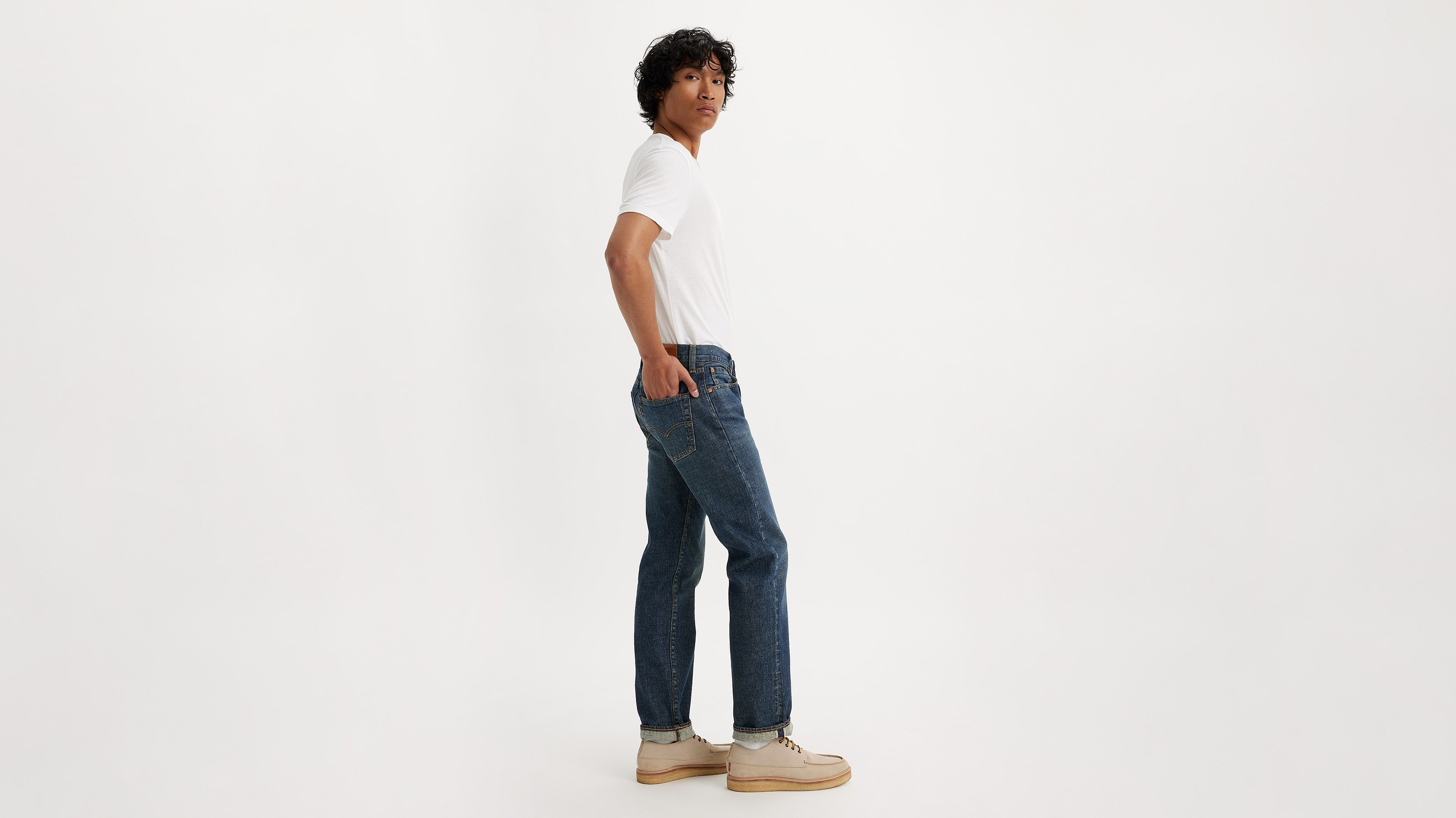 501® Original Fit Selvedge Men's Jeans - Dark Wash | Levi's® US