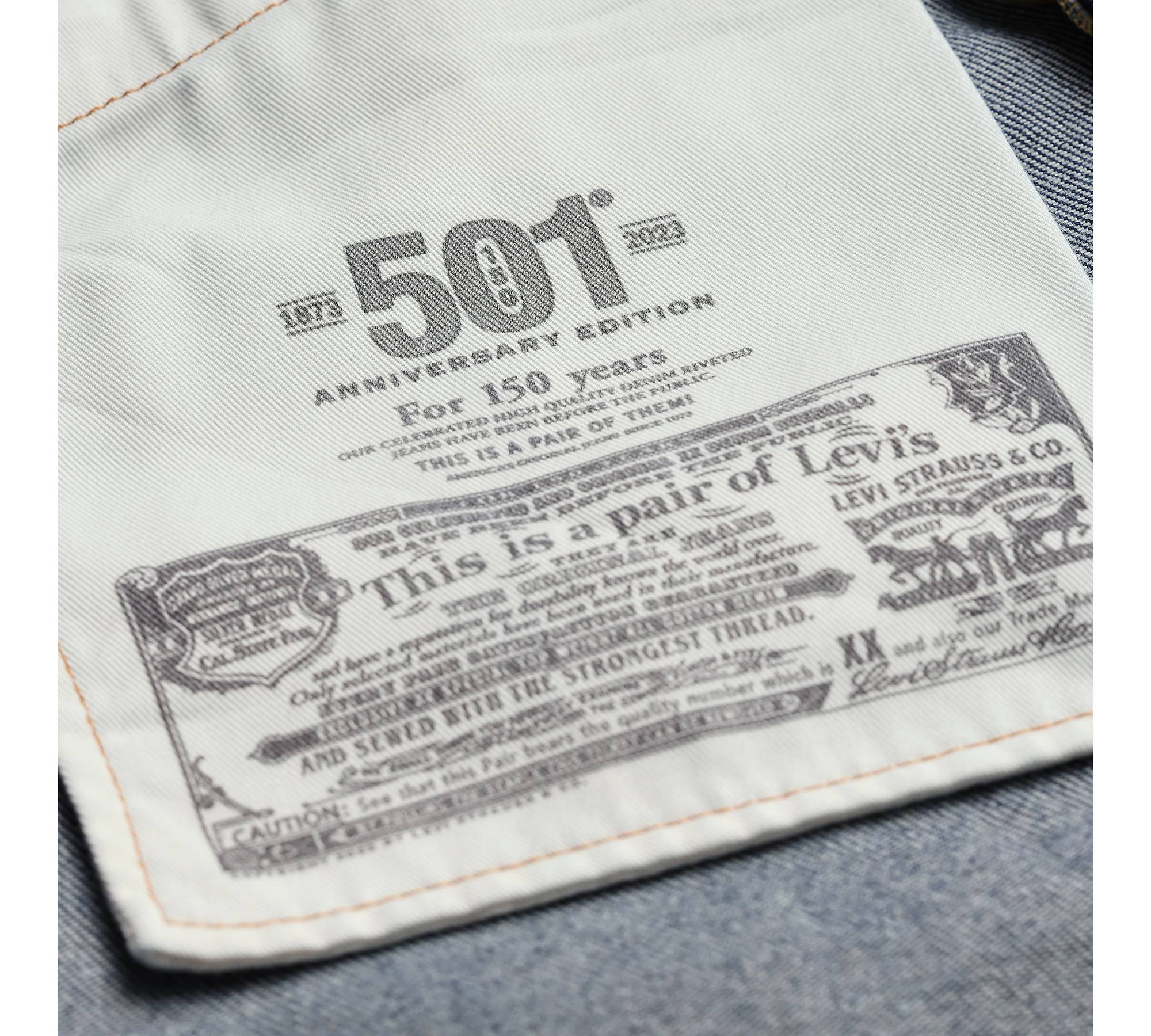 501® Original Fit Shrink-to-fit™ Selvedge Men's Jeans - Dark Wash