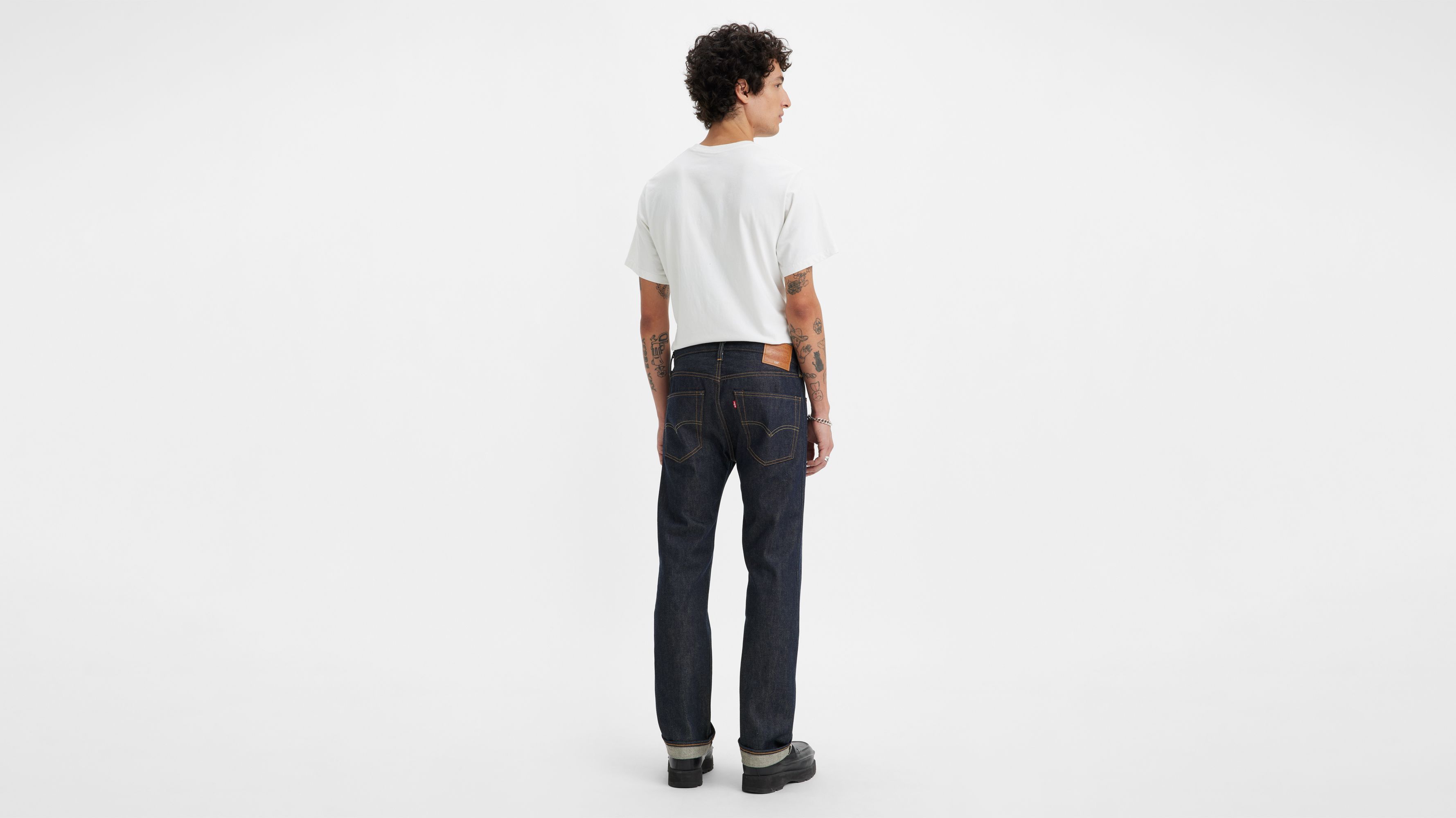 501® Original Fit Shrink-to-fit™ Selvedge Men's Jeans - Dark Wash