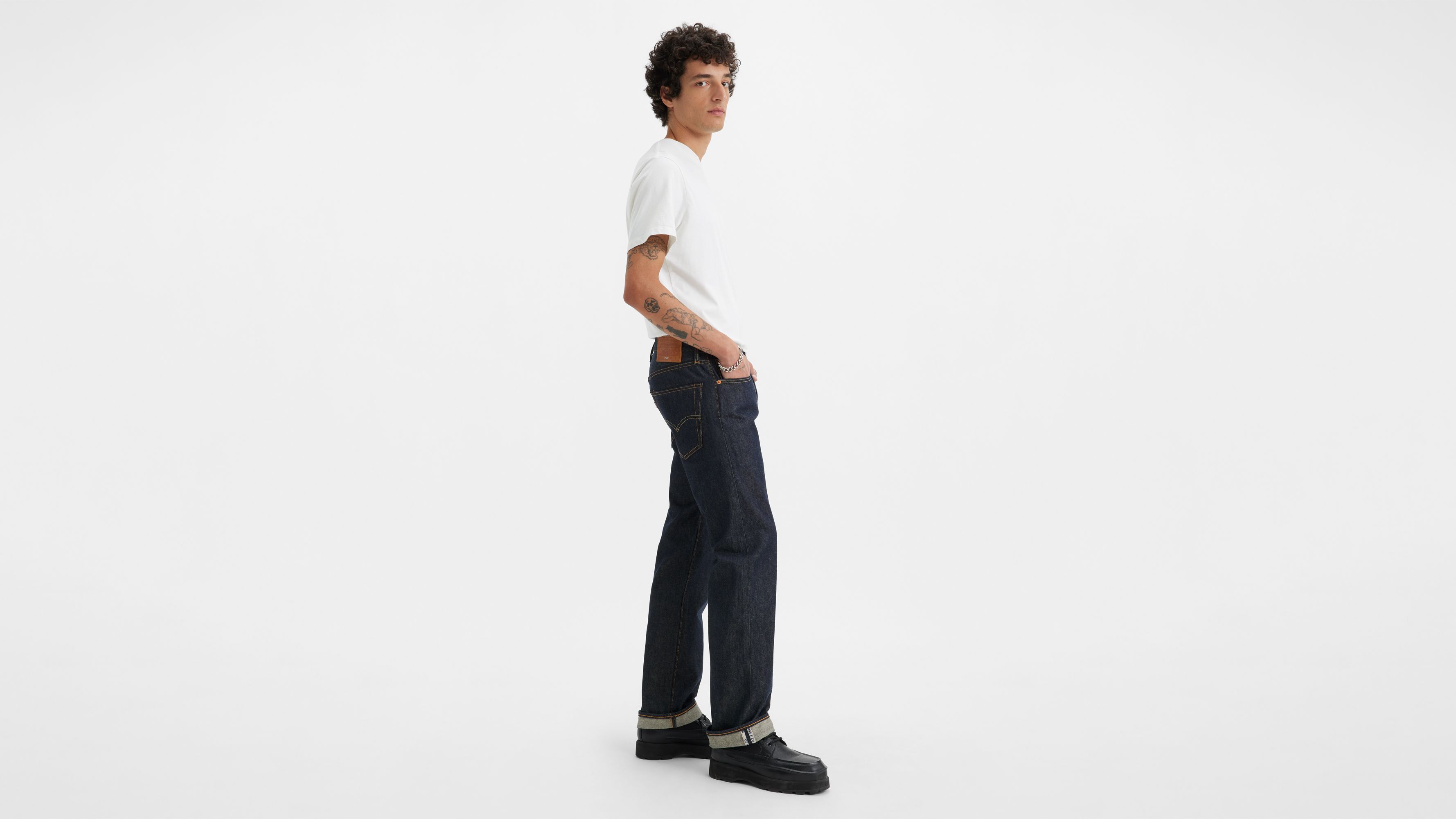 501® Original Fit Selvedge Men's Jeans - Light Wash