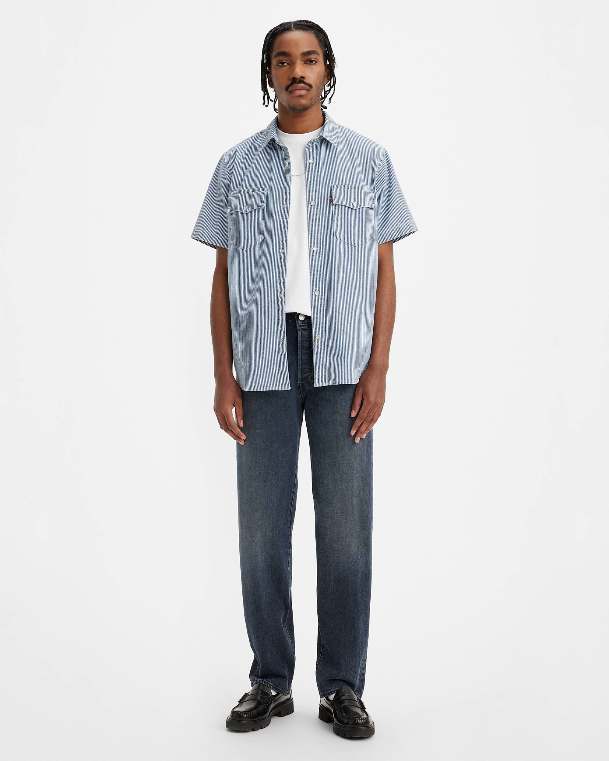 501® Original Fit Men's Jeans - Dark Wash | Levi's® US 501® Original Fit Men's Jeans - Dark Wash | Levi's® US