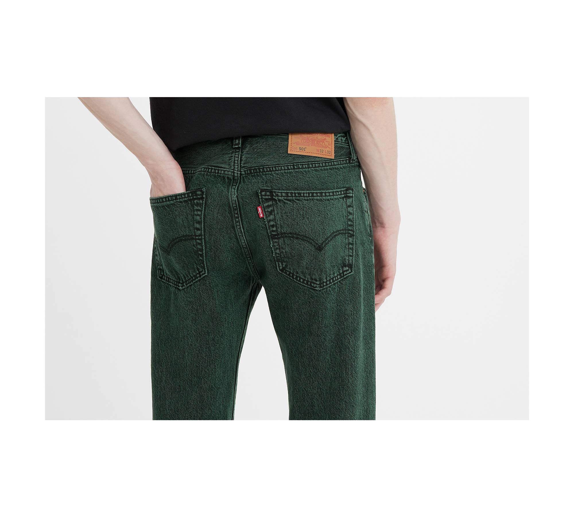 501® Original Fit Men's Jeans - Green | Levi's® US