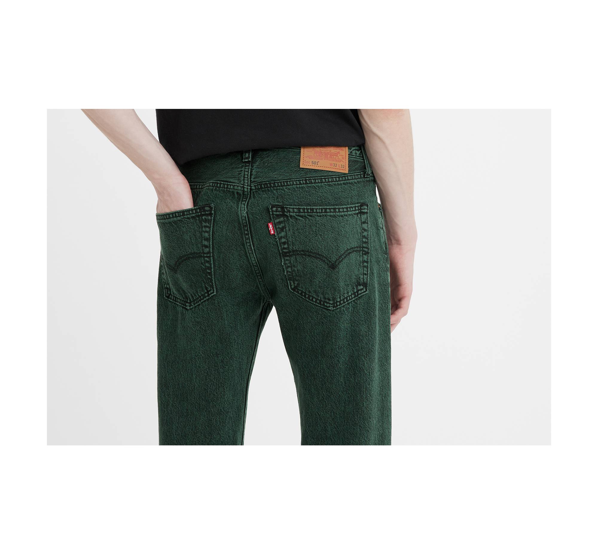 501® Levi's® Original Jeans - Green | Levi's® KZ