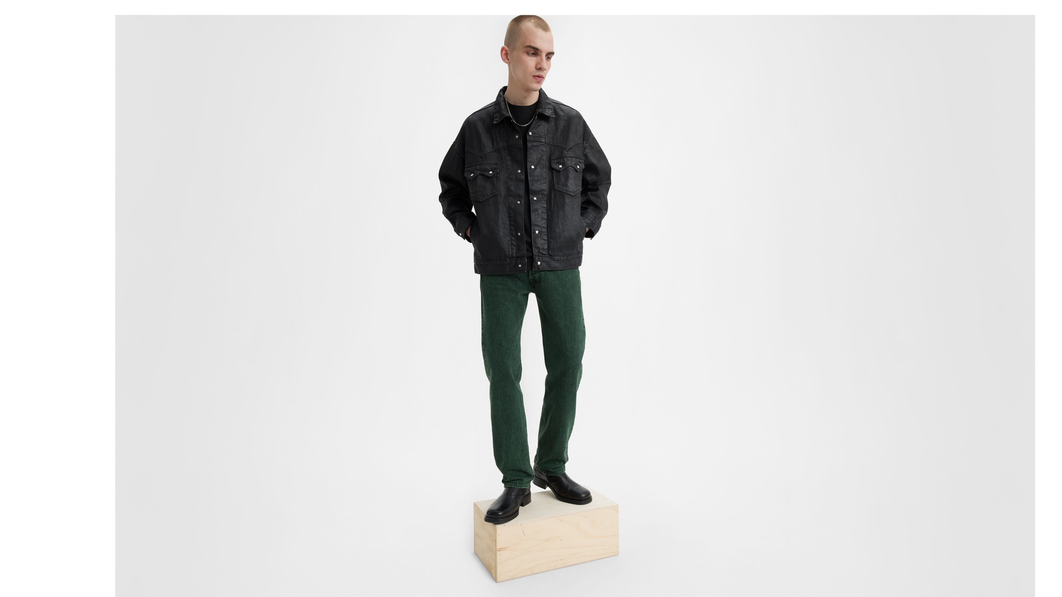 Order Levi's 501 Original Jeans Darkest Spruce Od Pan darkest spruce od  pant-grün Jeans from solebox