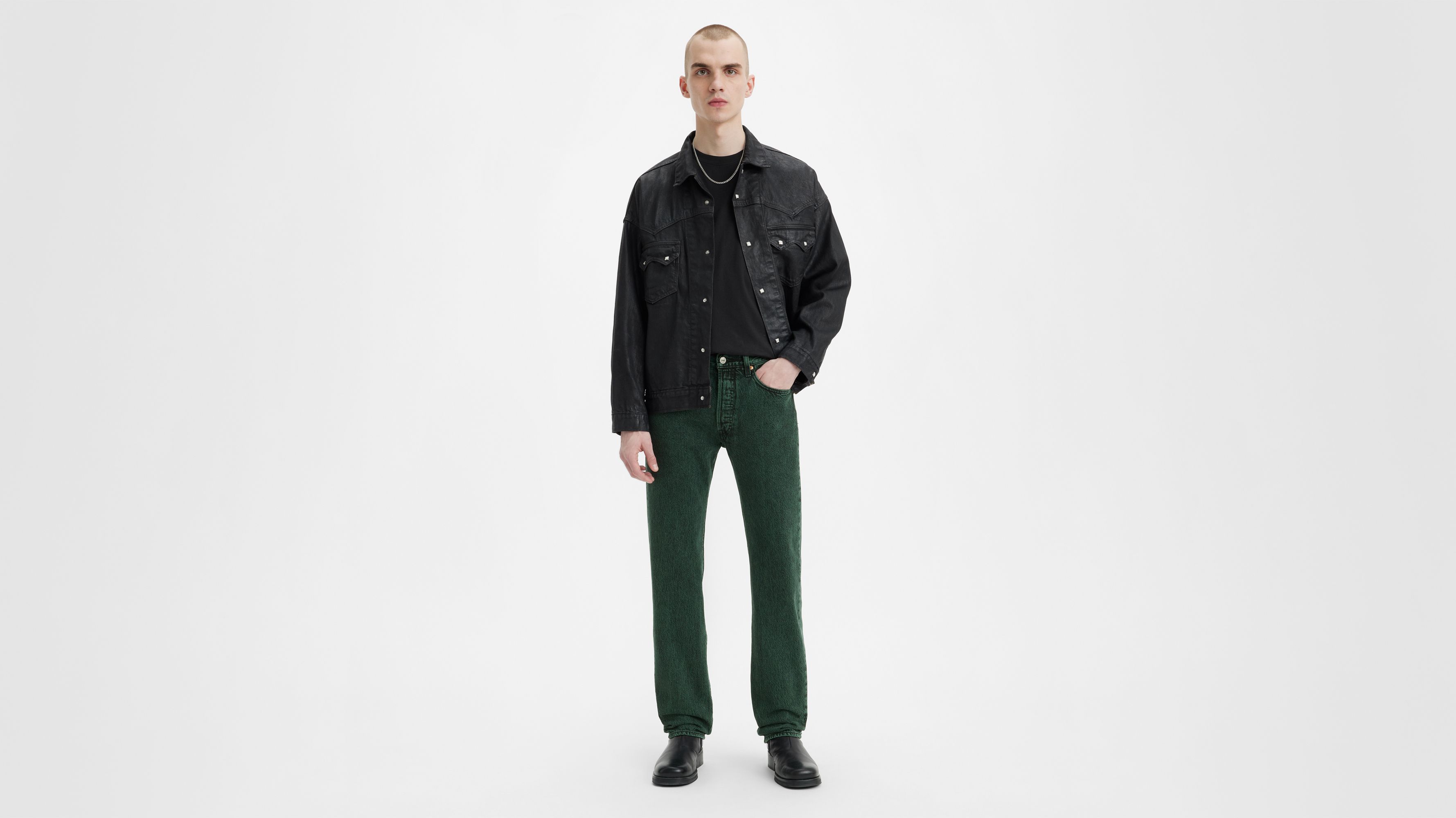 Order Levi's 501 Original Jeans Darkest Spruce Od Pan darkest spruce od  pant-grün Jeans from solebox