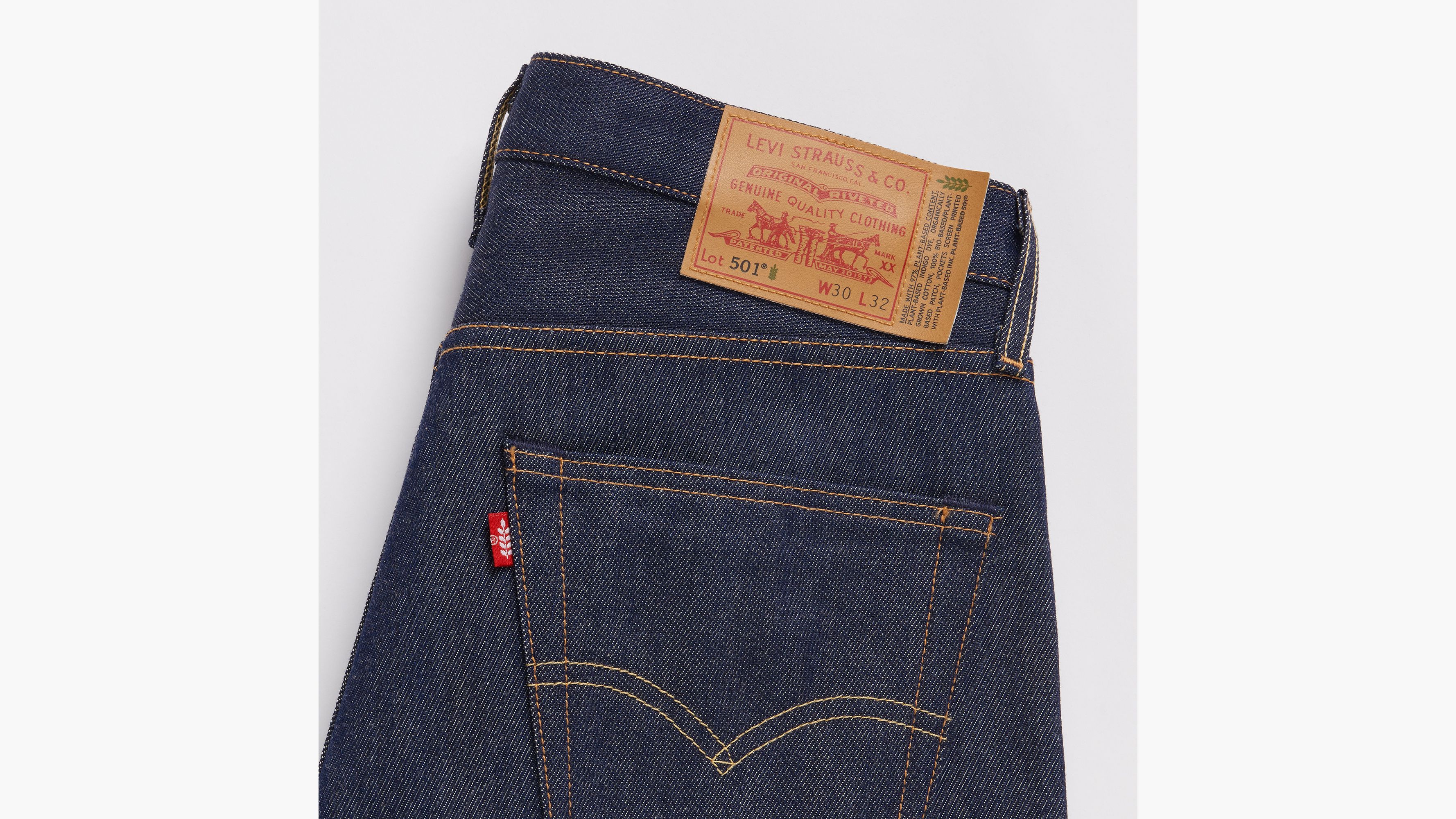 501® Original Fit Plant Based Men's Jeans - Dark Wash | Levi's® US