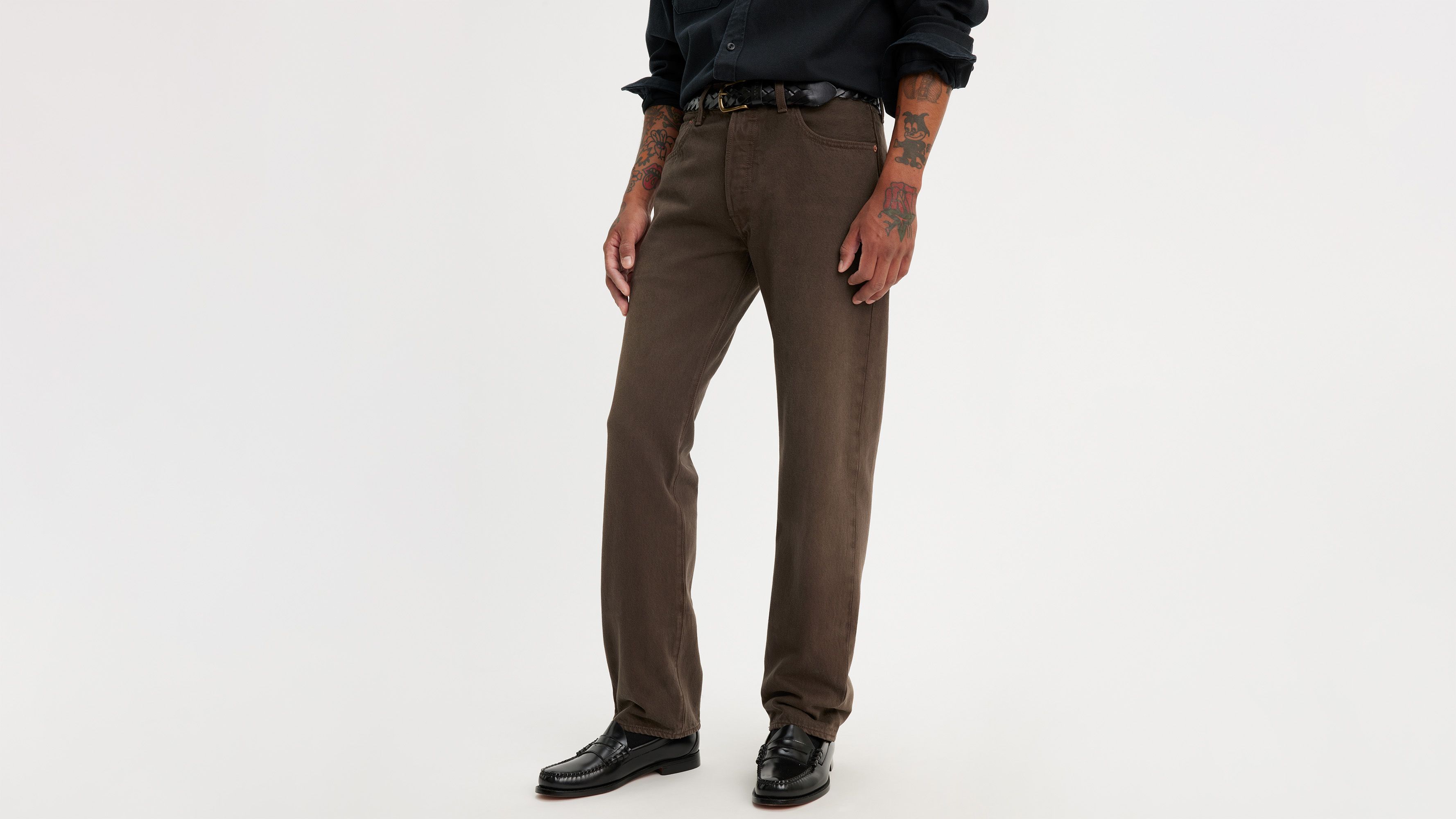 Levi's 501 Original fit jeans in brown