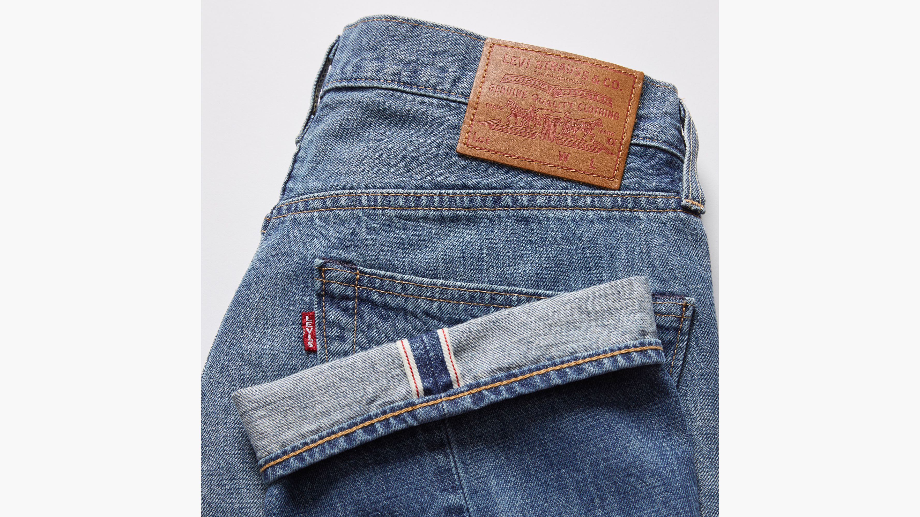 Levis 501 raw denim online