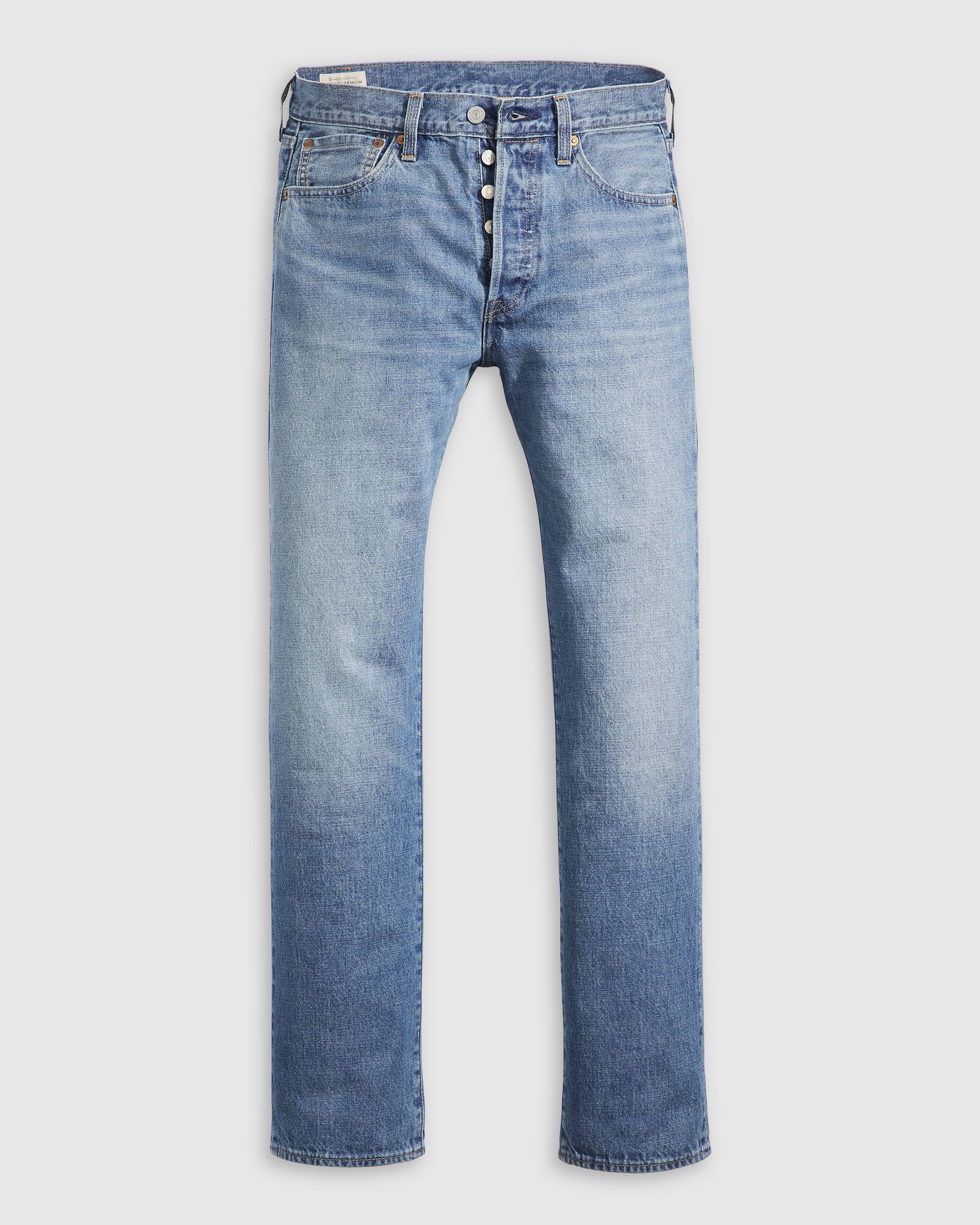 501® Original Fit Selvedge Men's Jeans - Medium Wash 501® Original Fit Selvedge Men's Jeans - Medium Wash